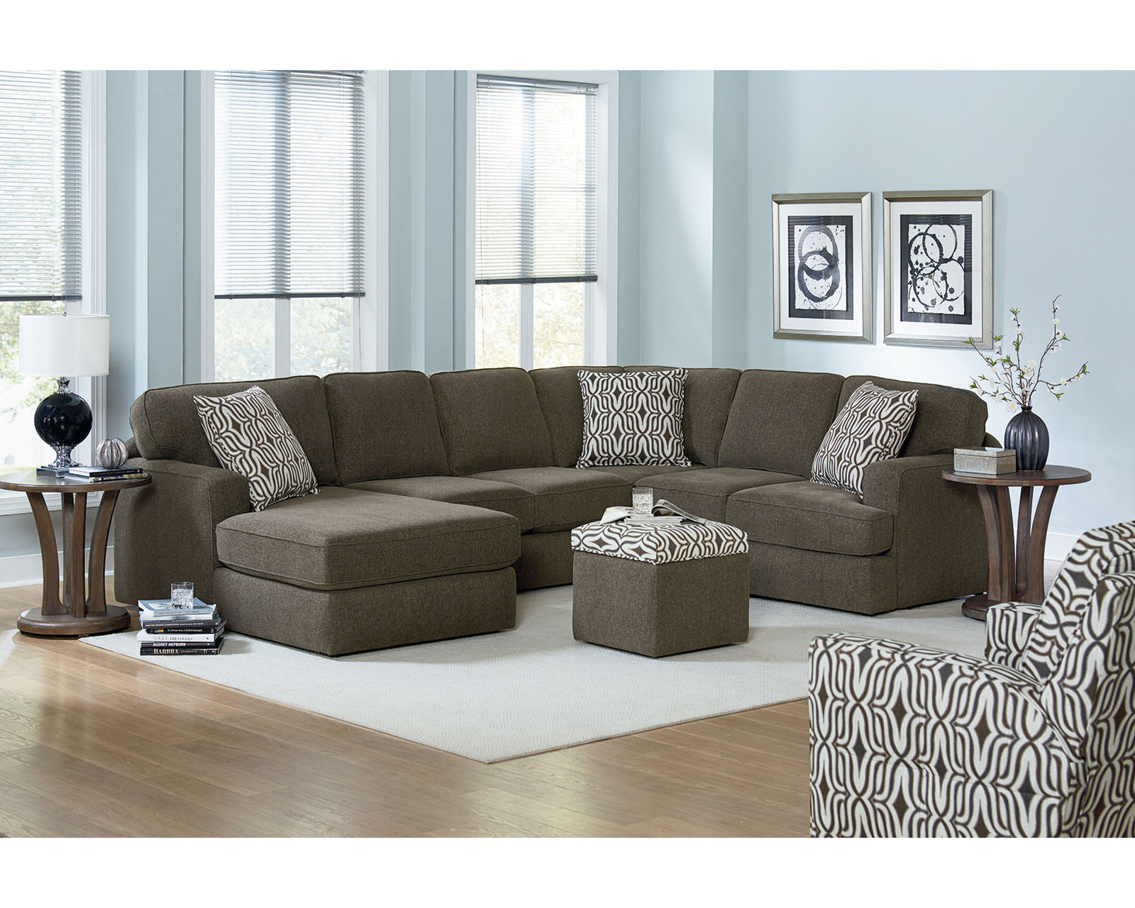 Rouse Stationary Sectional (+101 Standard and Performance Fabrics) - Image 12