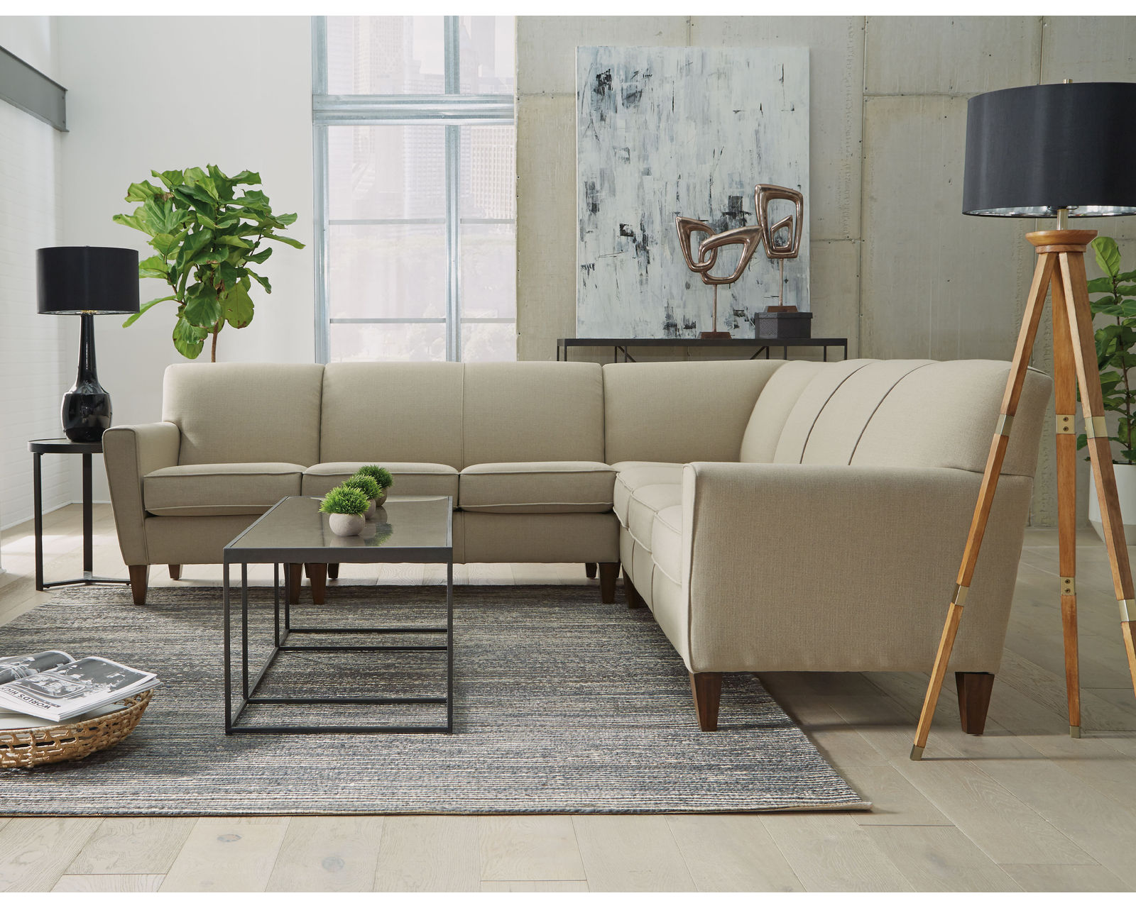 Digby Stationary Sectional (Fabric choices) - Image 13