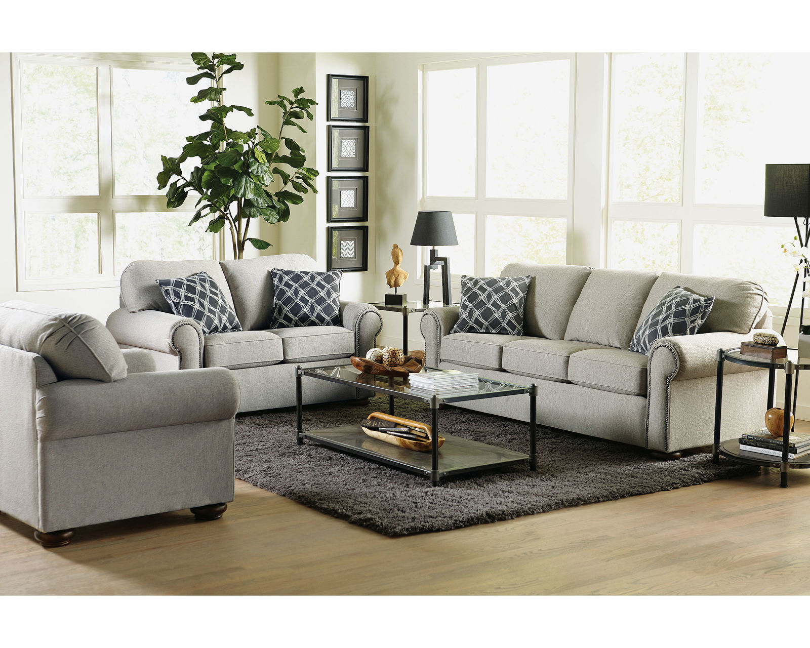 Preston 5536 Nailhead Loveseat (100+ fabrics) - Image 10