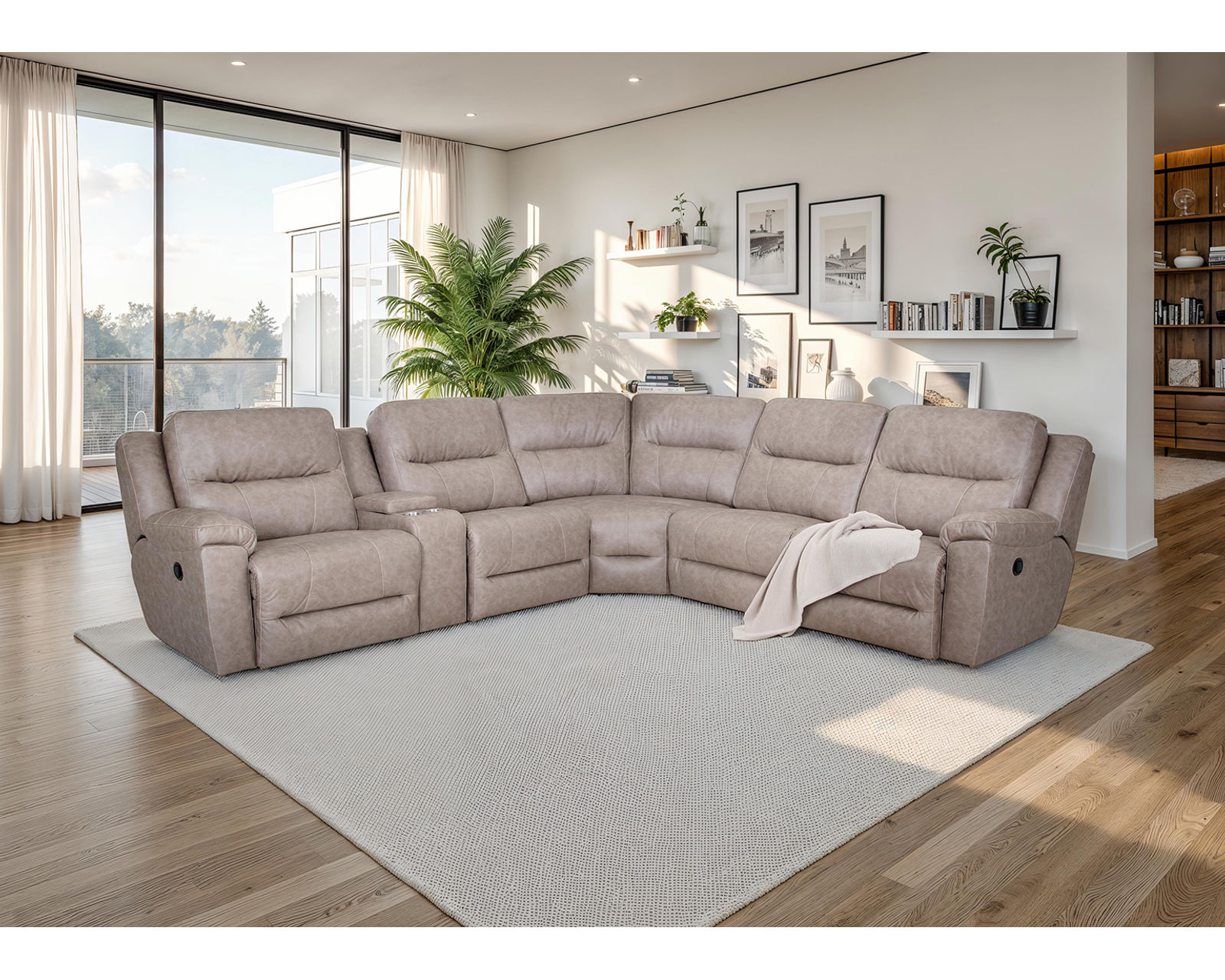 Davenport 659 Reclining Sectional Griege (3 colors) - Image 12