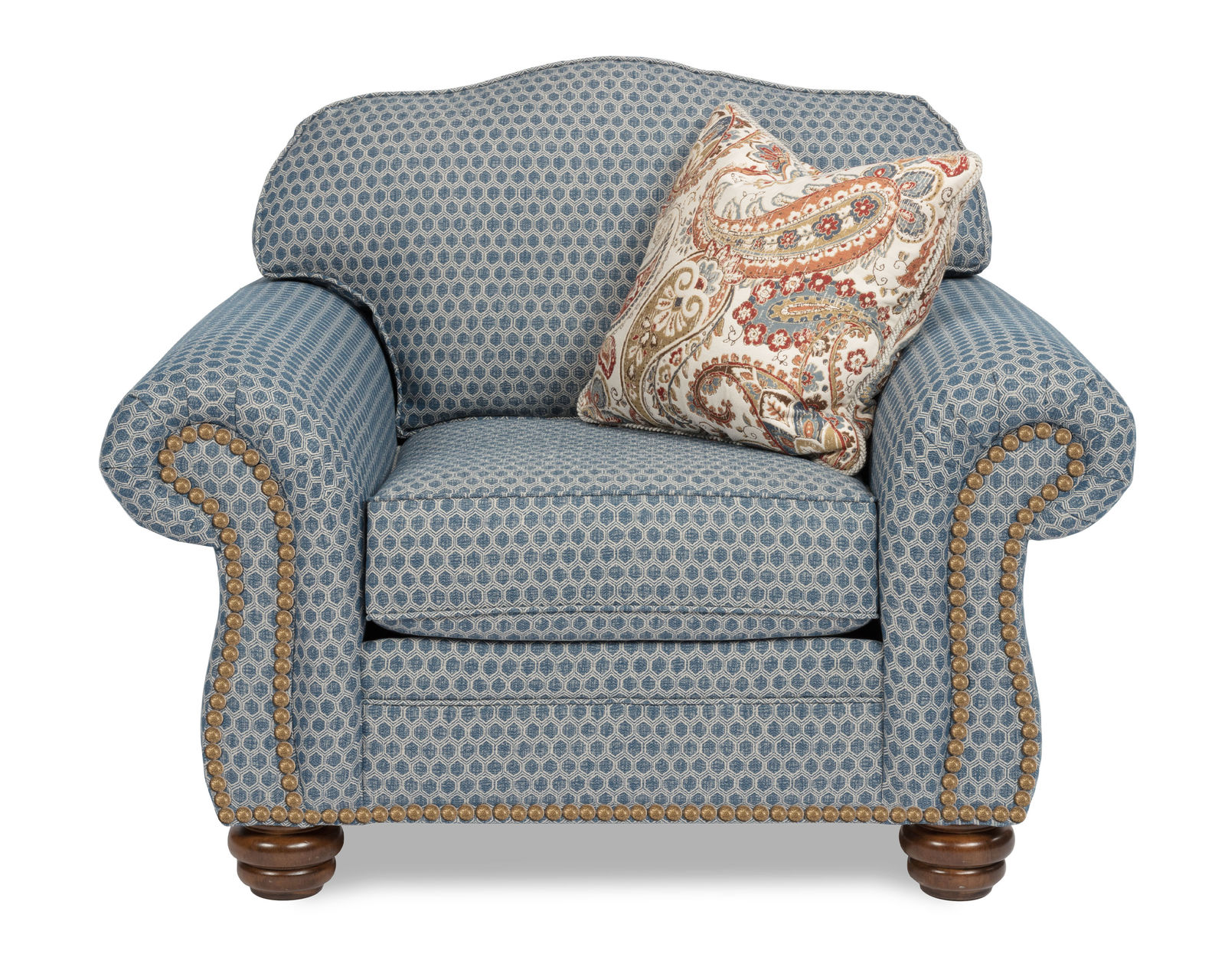 Bexley 8648 Nailhead Loveseat (+100 fabrics) - Image 20