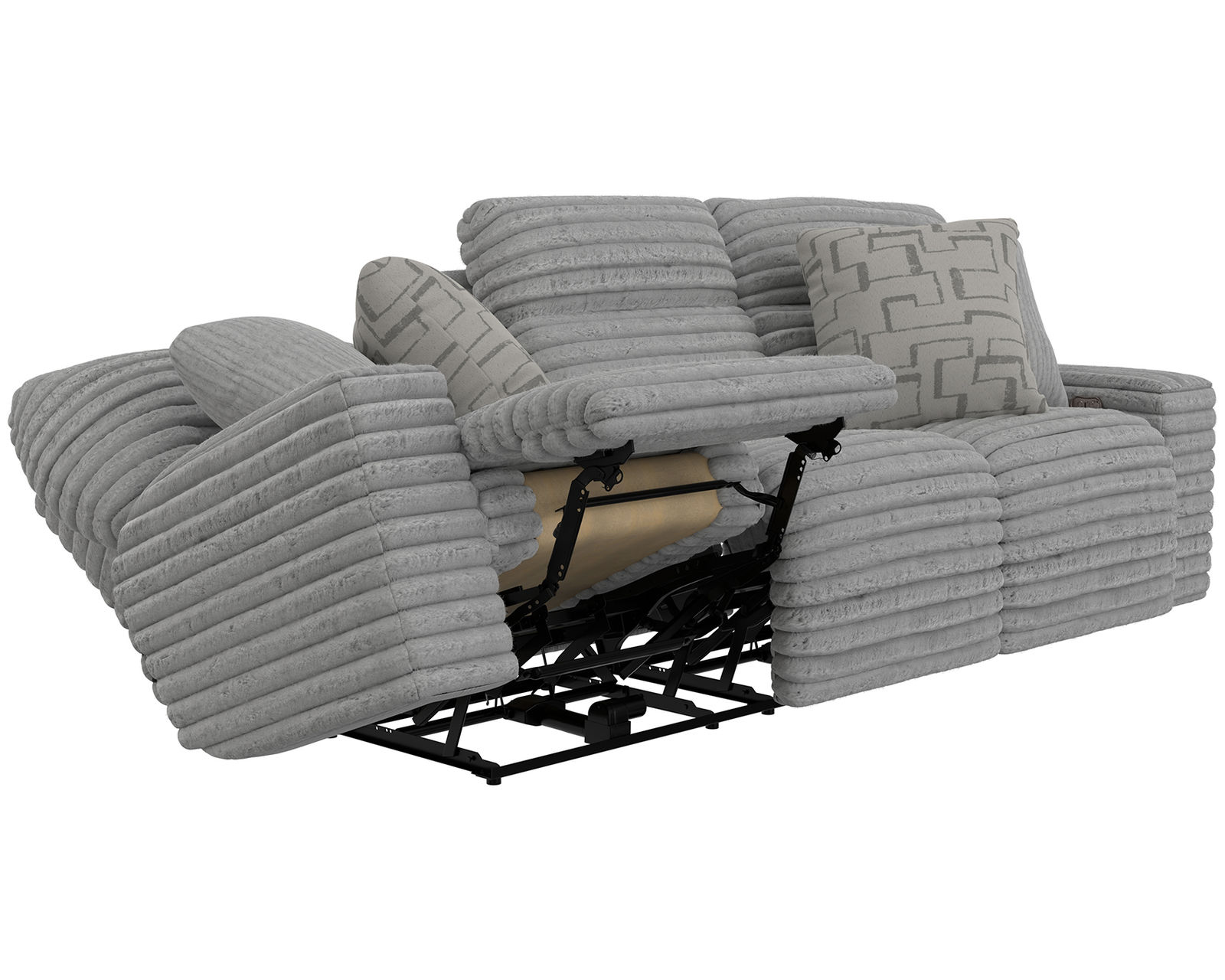 Lynx 101" Extra Wide Power Reclining Sofa with Zero Gravity Recline (2 colors) - Image 5