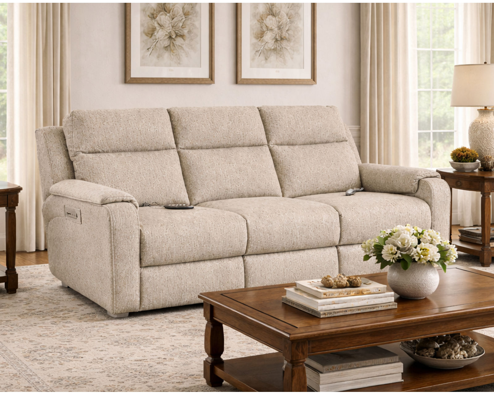 Davidson 302 Dual Power Zero Gravity Reclining Sofa (+100 fabrics and leathers) - Image 17