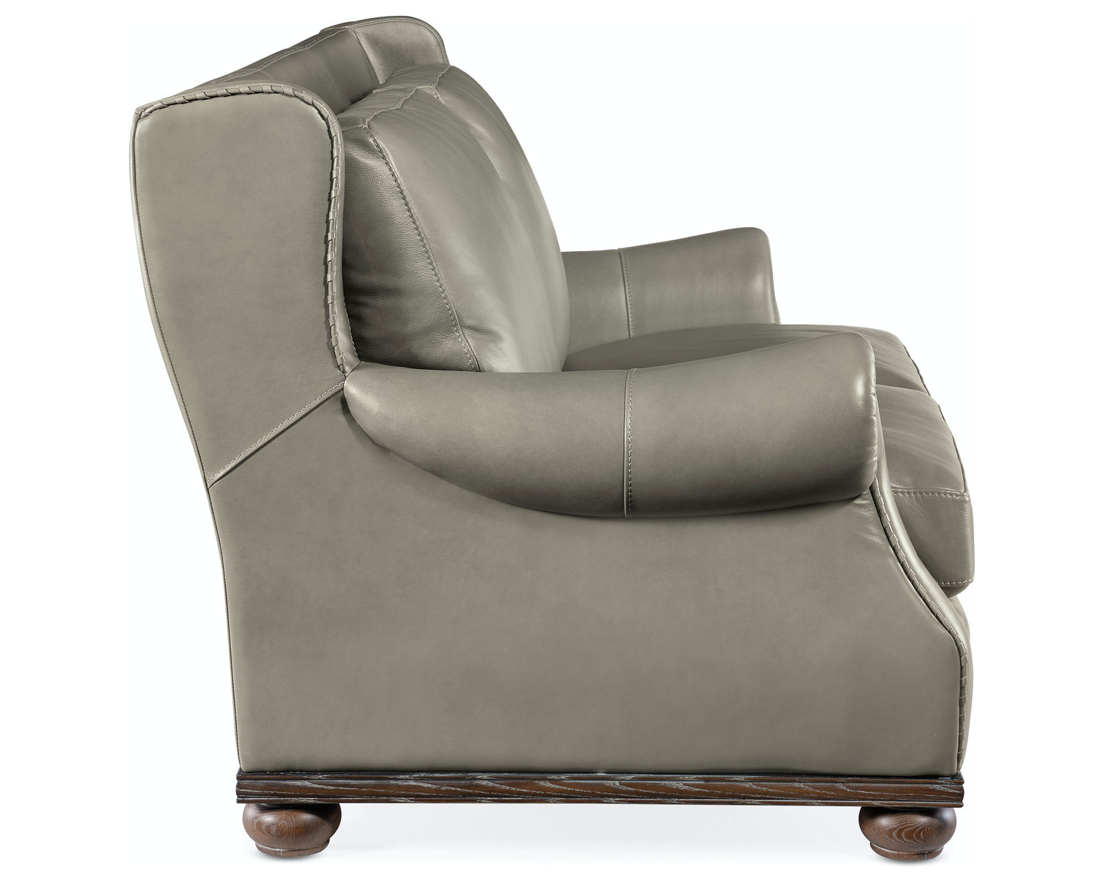 William 96" Leather Sofa (Gray Leather) - Image 5