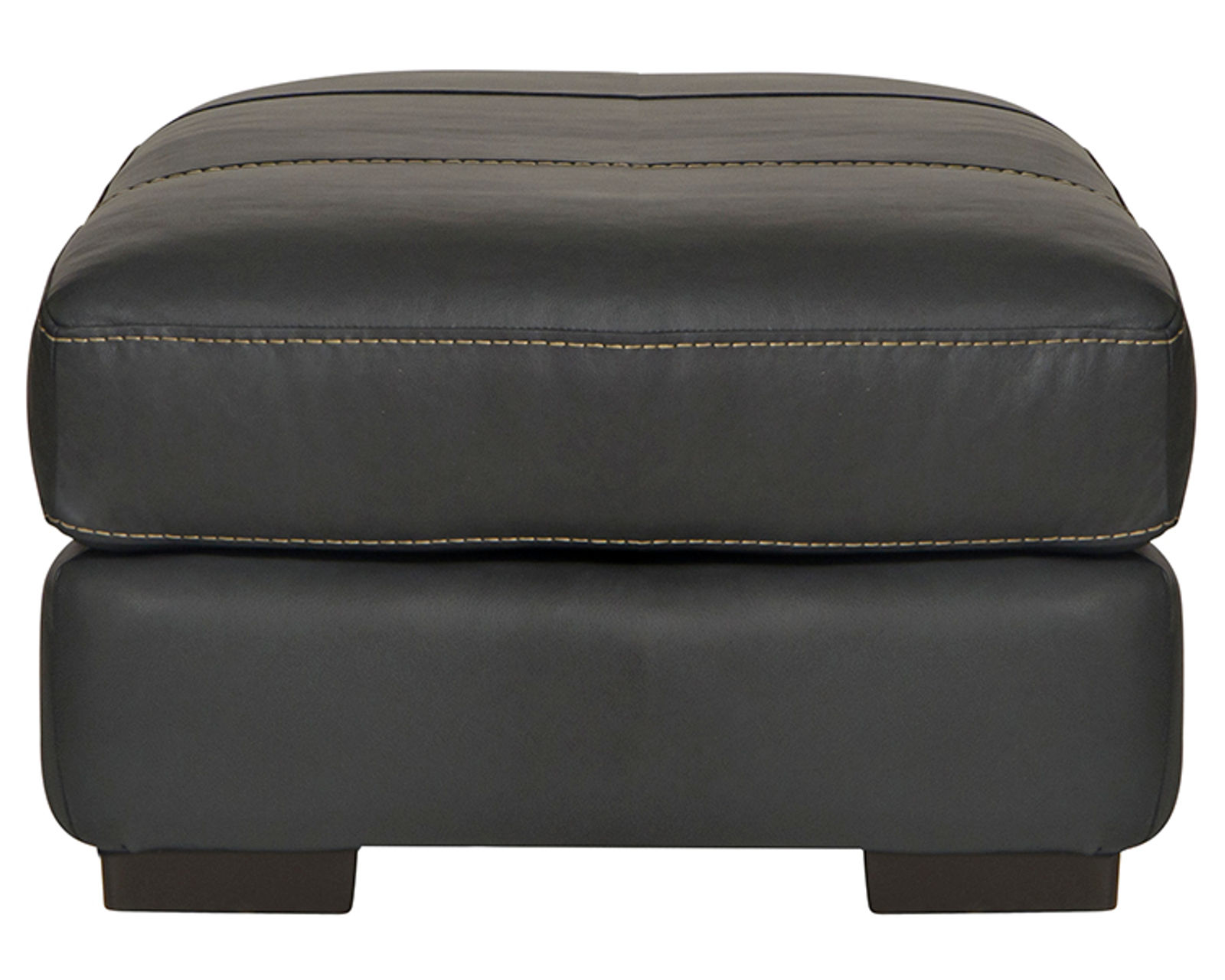 Marco 92" Top Grain Leather Touch Sofa (Includes pillows) Gunmetal - Image 33