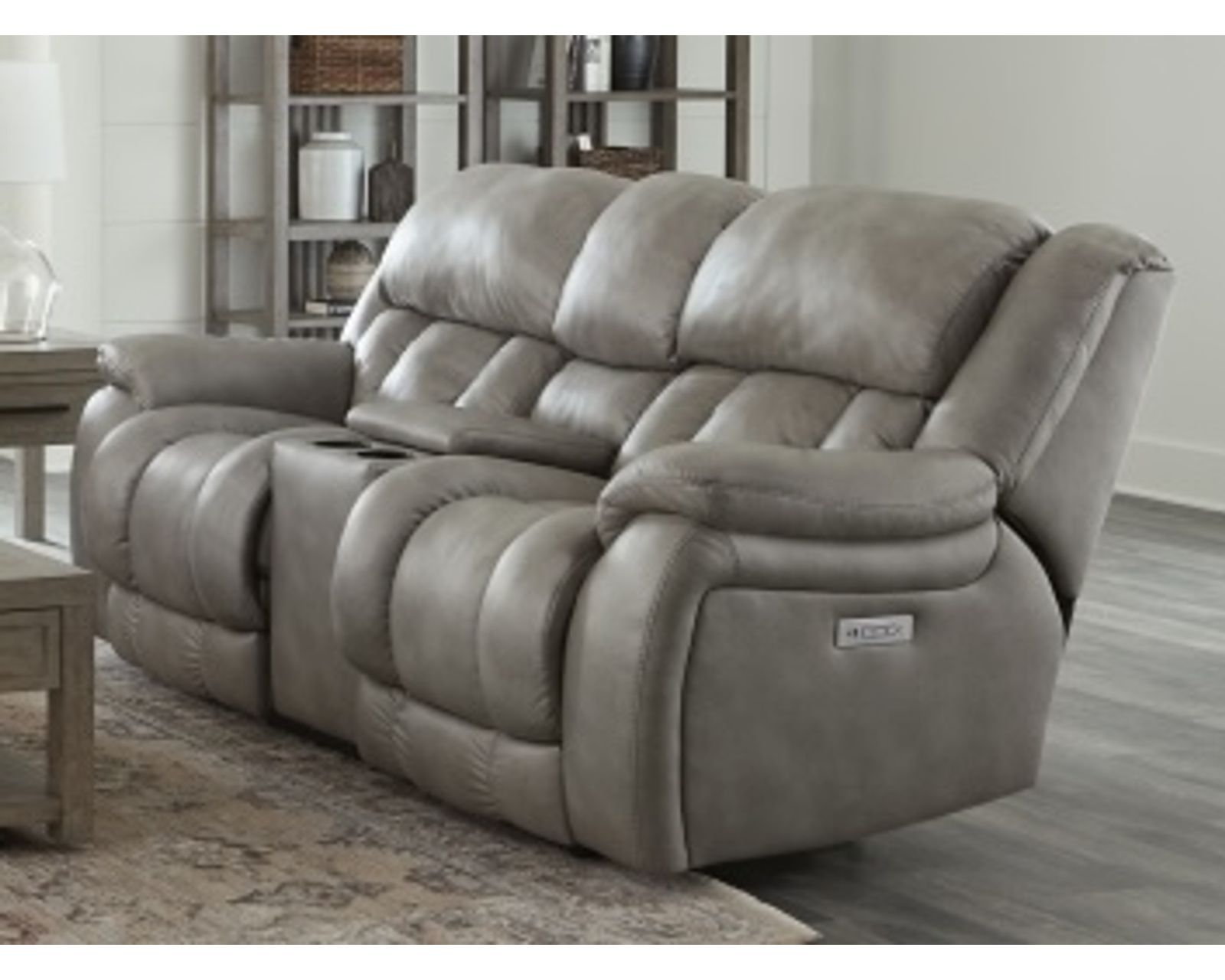 Global 91" Zero Gravity Triple Power Reclining Sofa Smoke (In stock) - Image 8