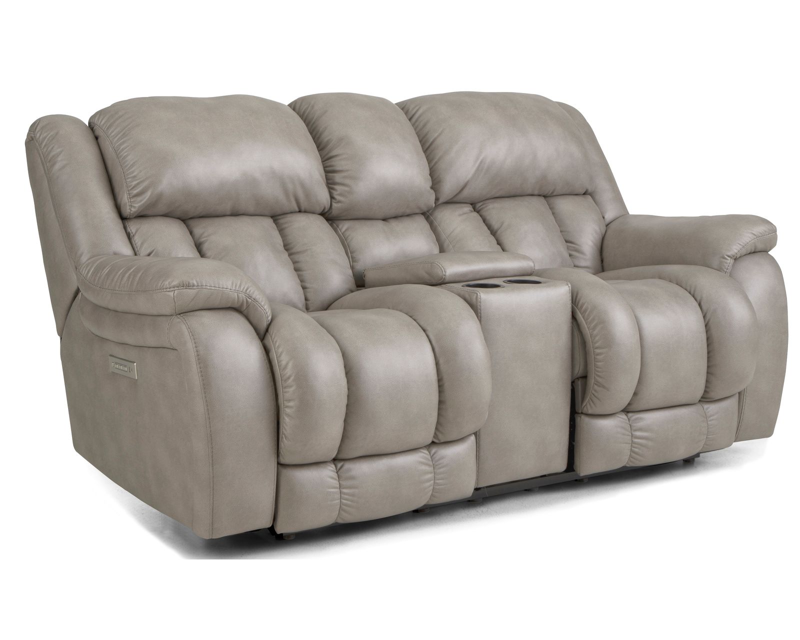 Global 91" Zero Gravity Triple Power Reclining Sofa Smoke (In stock) - Image 6