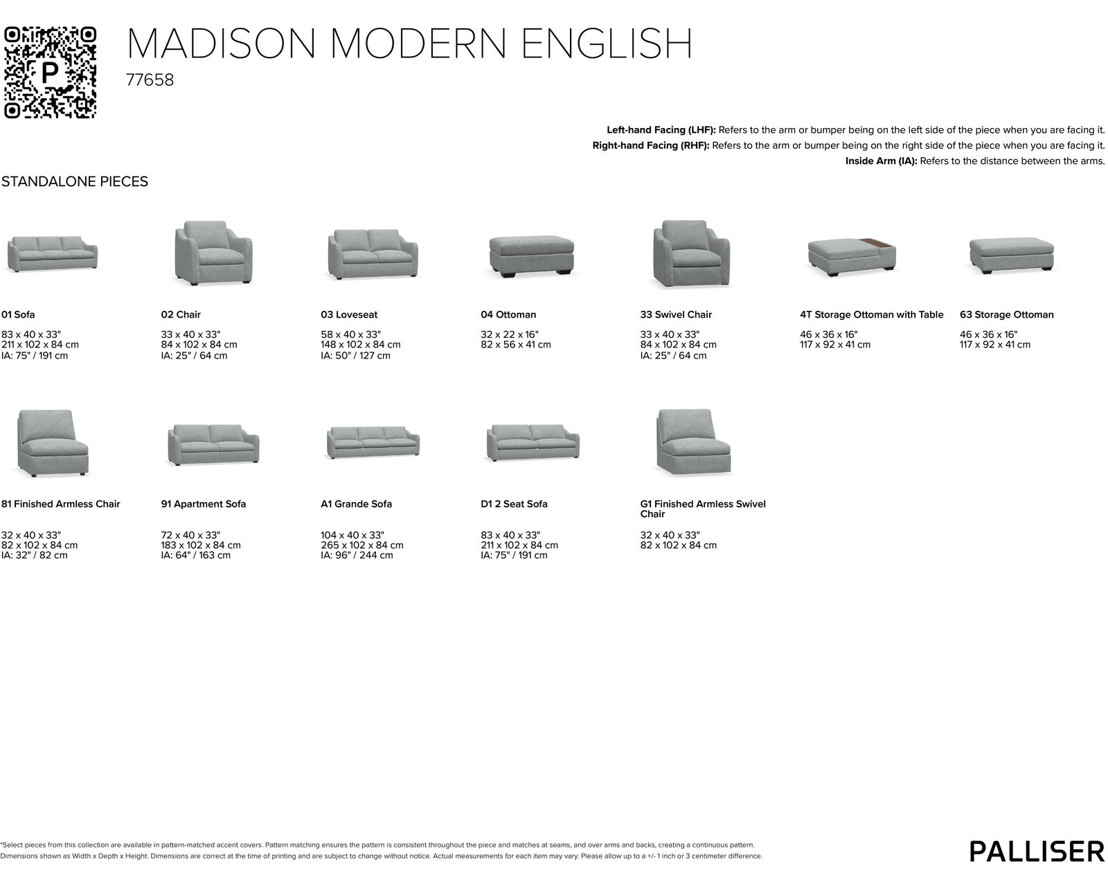 Madison 77658 Modern English Sofa (+100 leathers) - Image 8