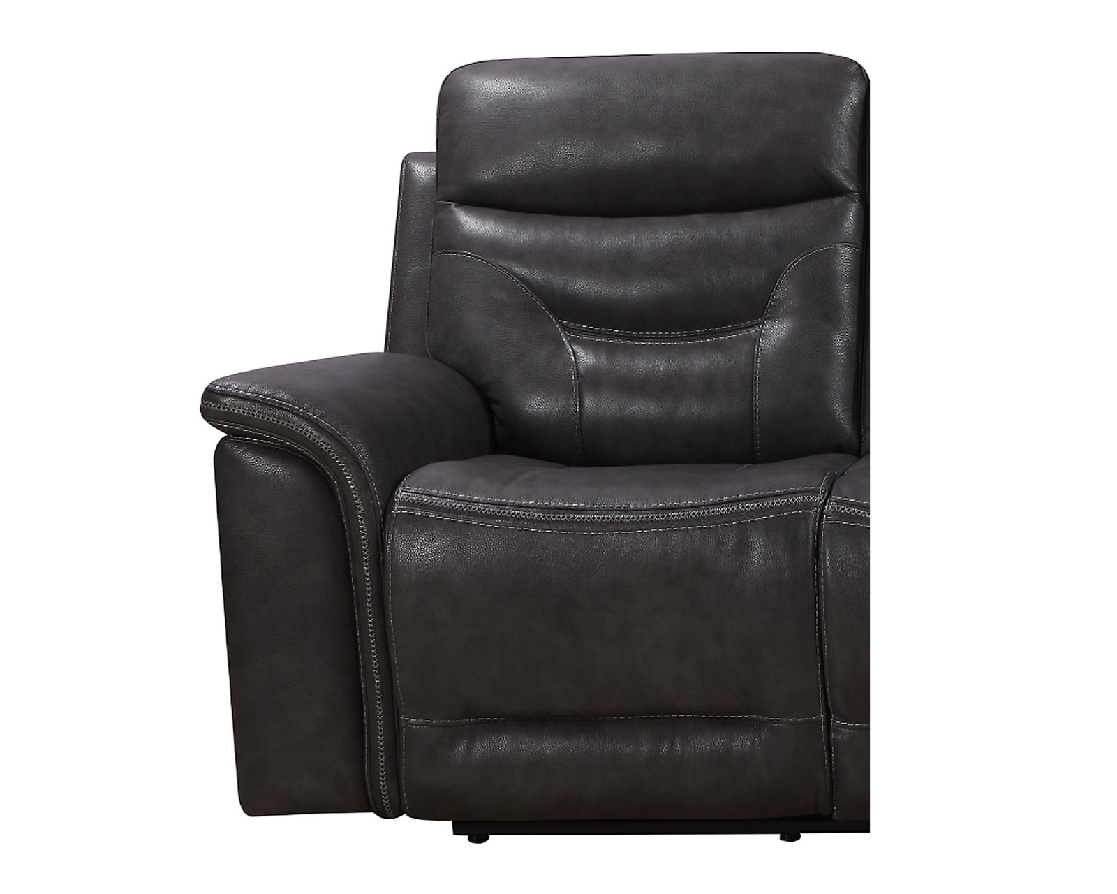 Bullard Leather Power Headrest Power Reclining Sofa - Image 2