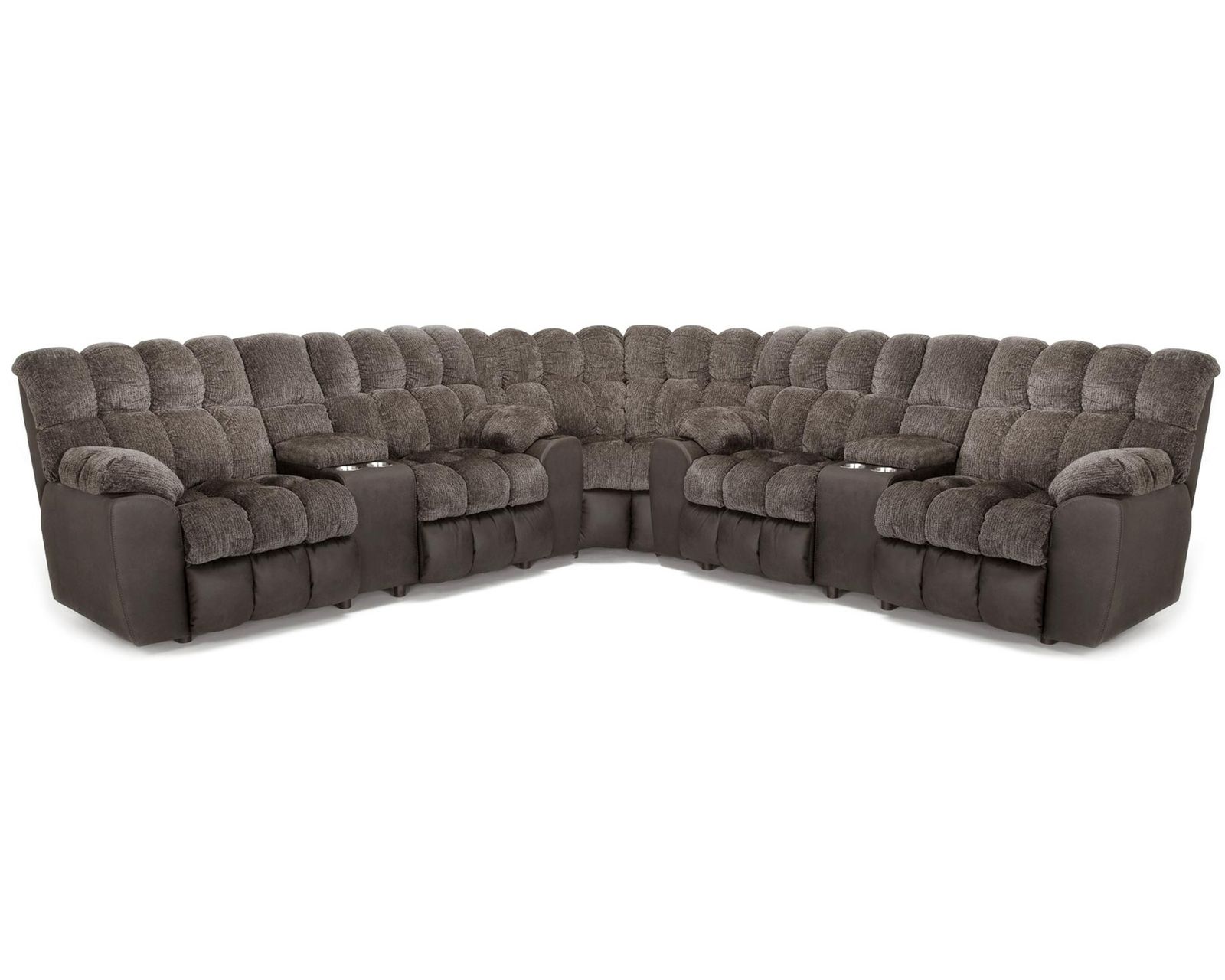 Westwood 341 Reclining Sectional ( 4 Recliners)