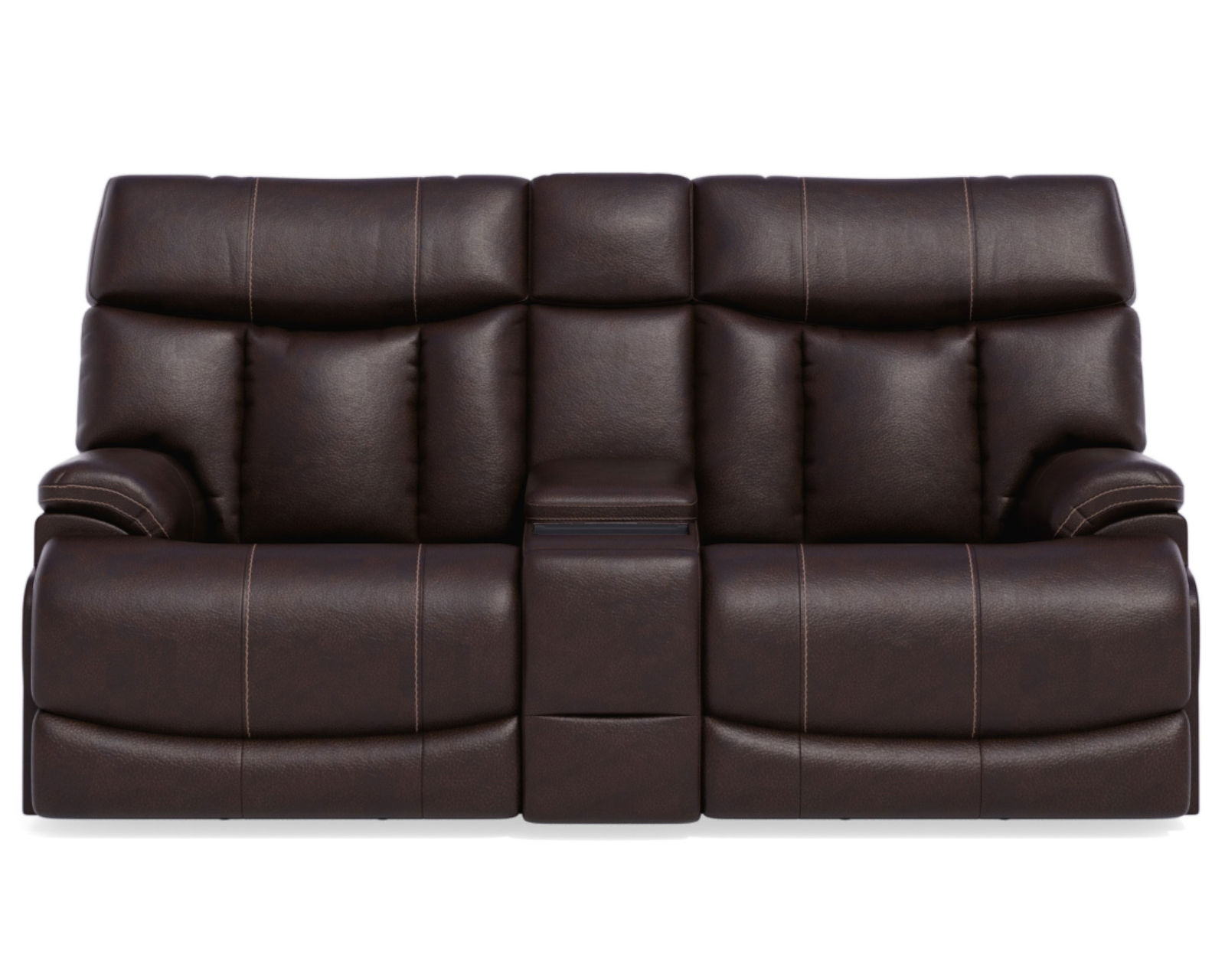 Clive Leather Power Reclining Loveseat with Power Headrests and Lumbar (375-70) - Image 7