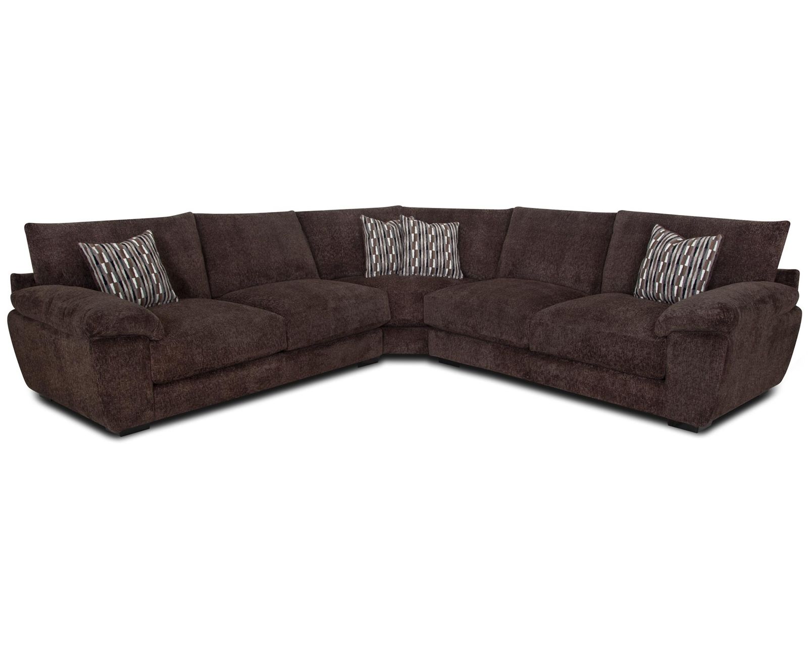 Donegal 840 Three Piece Sectional (Oversized Comfort. Rich Texture. Made for Relaxing)