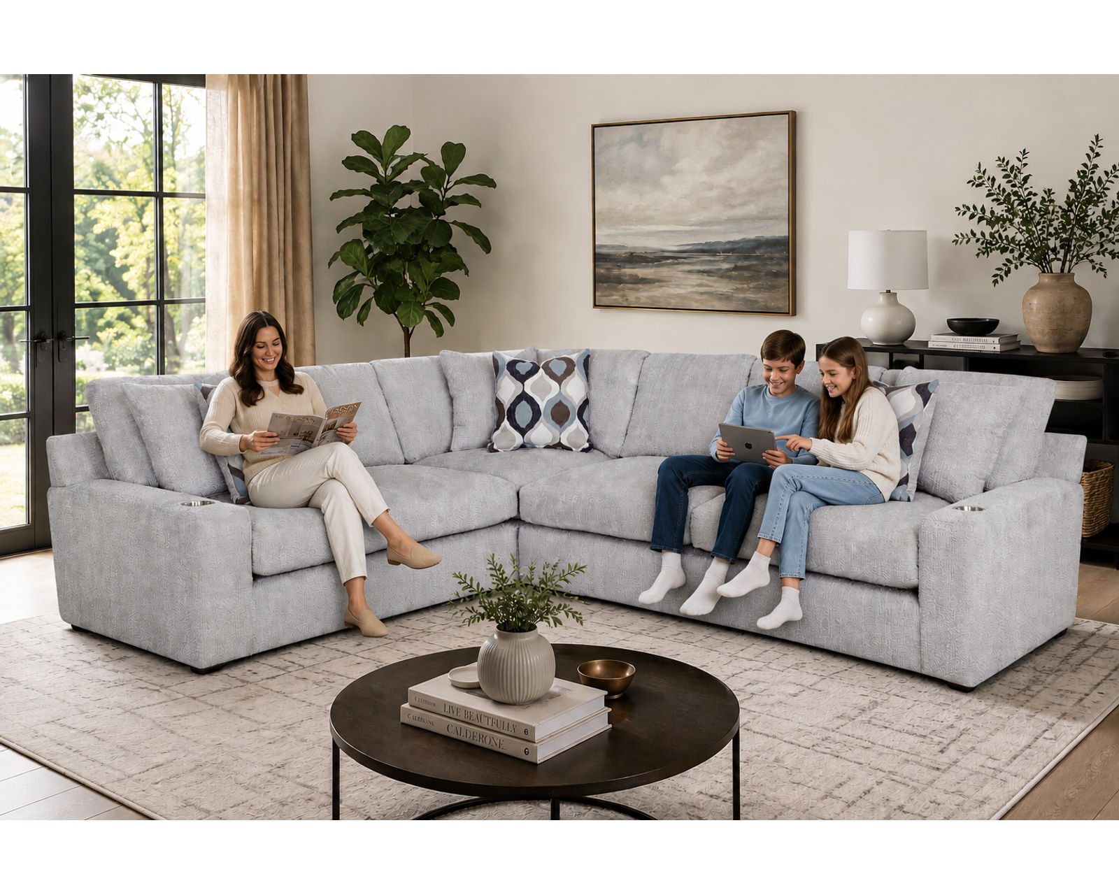 Venus 866 Two Piece Sectional Contemporary Comfort — Designed for the Way You Live - Image 3