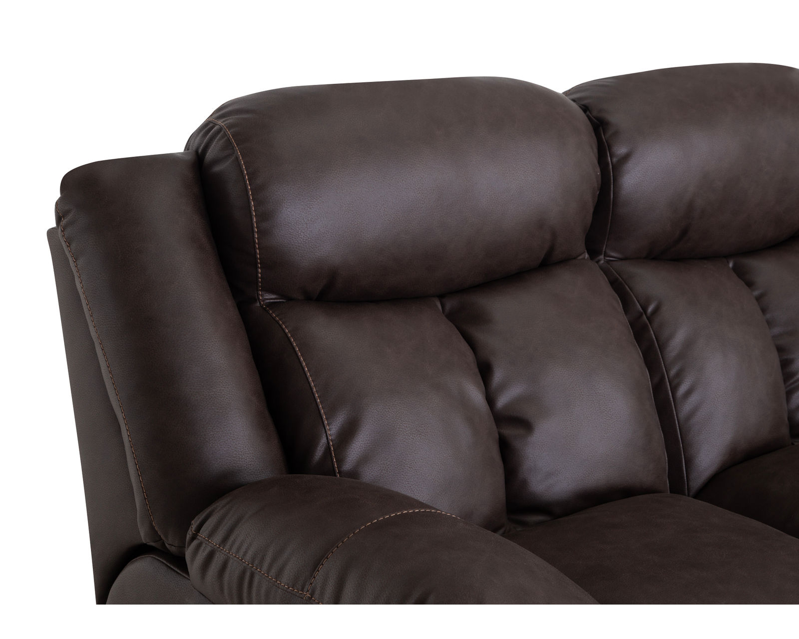 Warner 653 Reclining Sofa Coffee (90") - Image 14