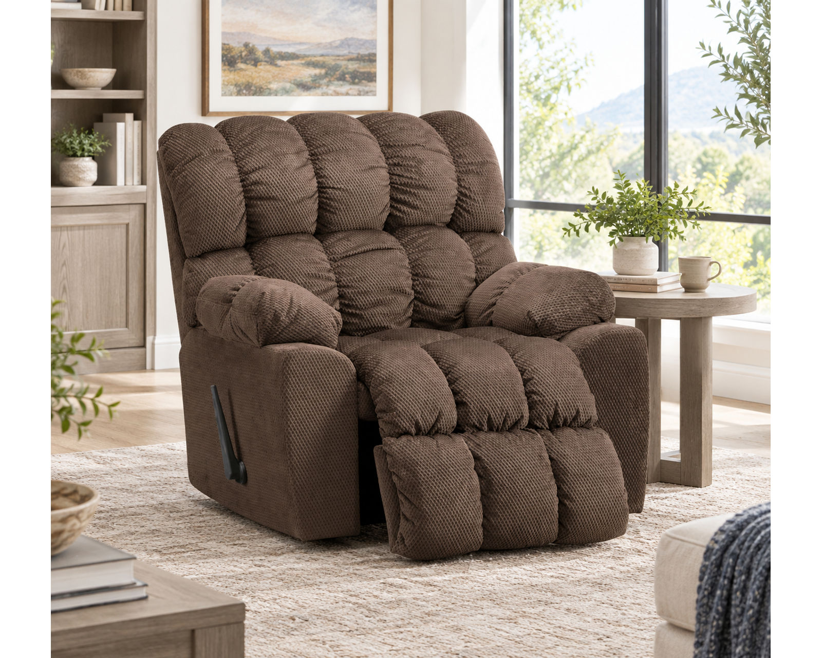 Brayden 88" Reclining Sofa with Drop-Down Table, Lights & Storage Drawer (Plush Comfort. Built-In Convenience. Made for Everyday Relaxation) - Image 13