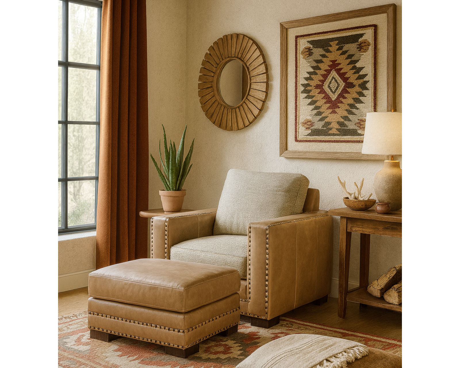 Bradington Young Kempton 631 Sofa (12 leathers) 8-Way Hand Tie - Image 18