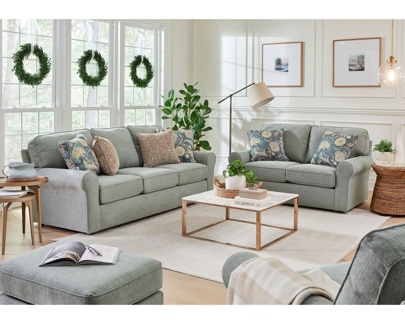 Hanway Sofa (+139 fabrics) 88" - Image 4