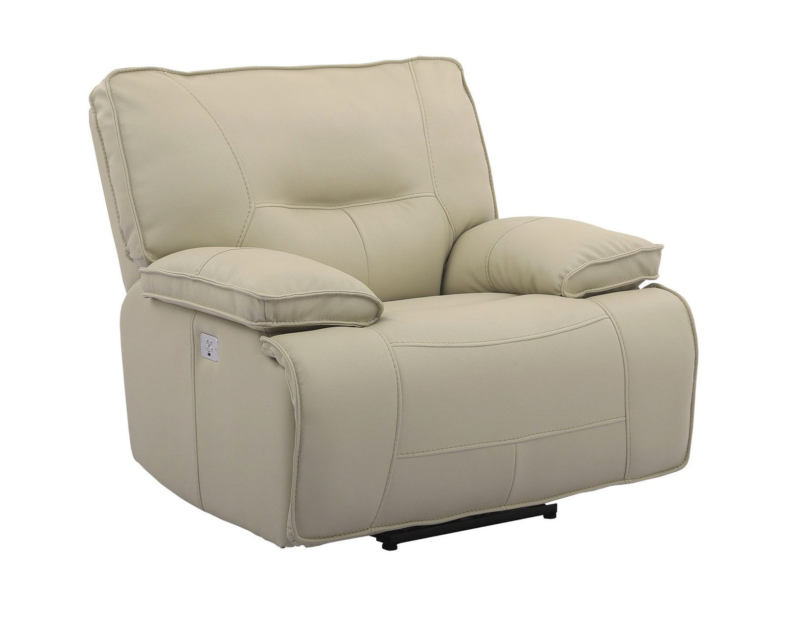 Spartacus Oyster 87" Power Headrest Power Reclining Sofa - Image 5
