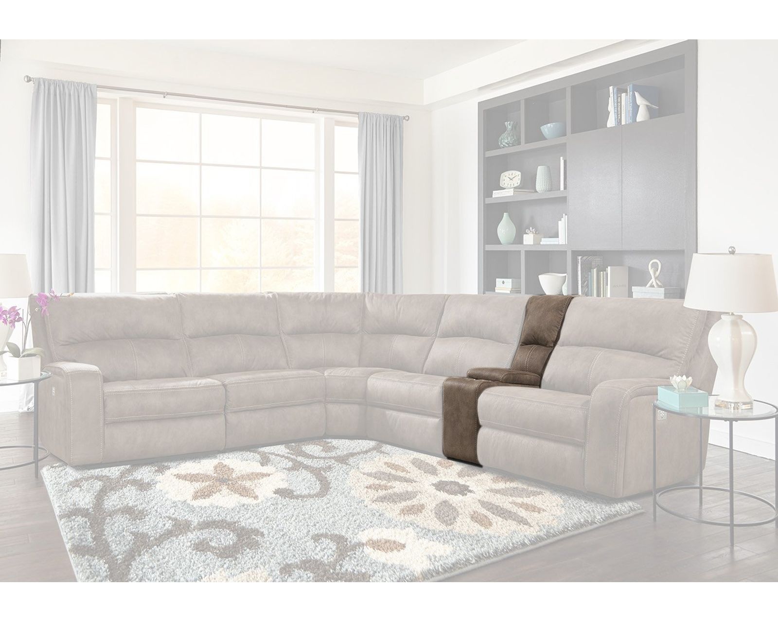 Polaris Kahlua Power Headrest Power Reclining Sectional - Image 6