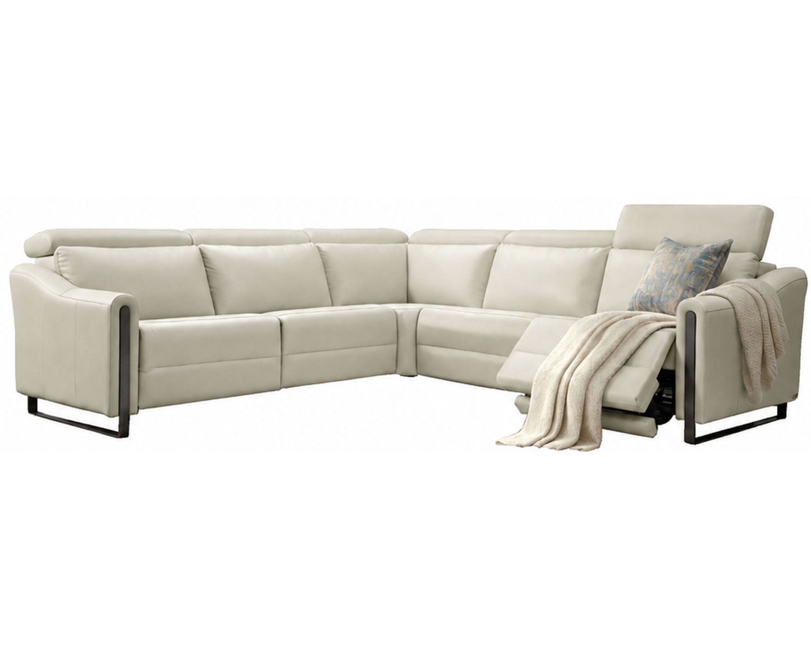 John F087 Power Headrest Power Reclining Sectional (standard and wide seat widths) +140 leathers - Image 5