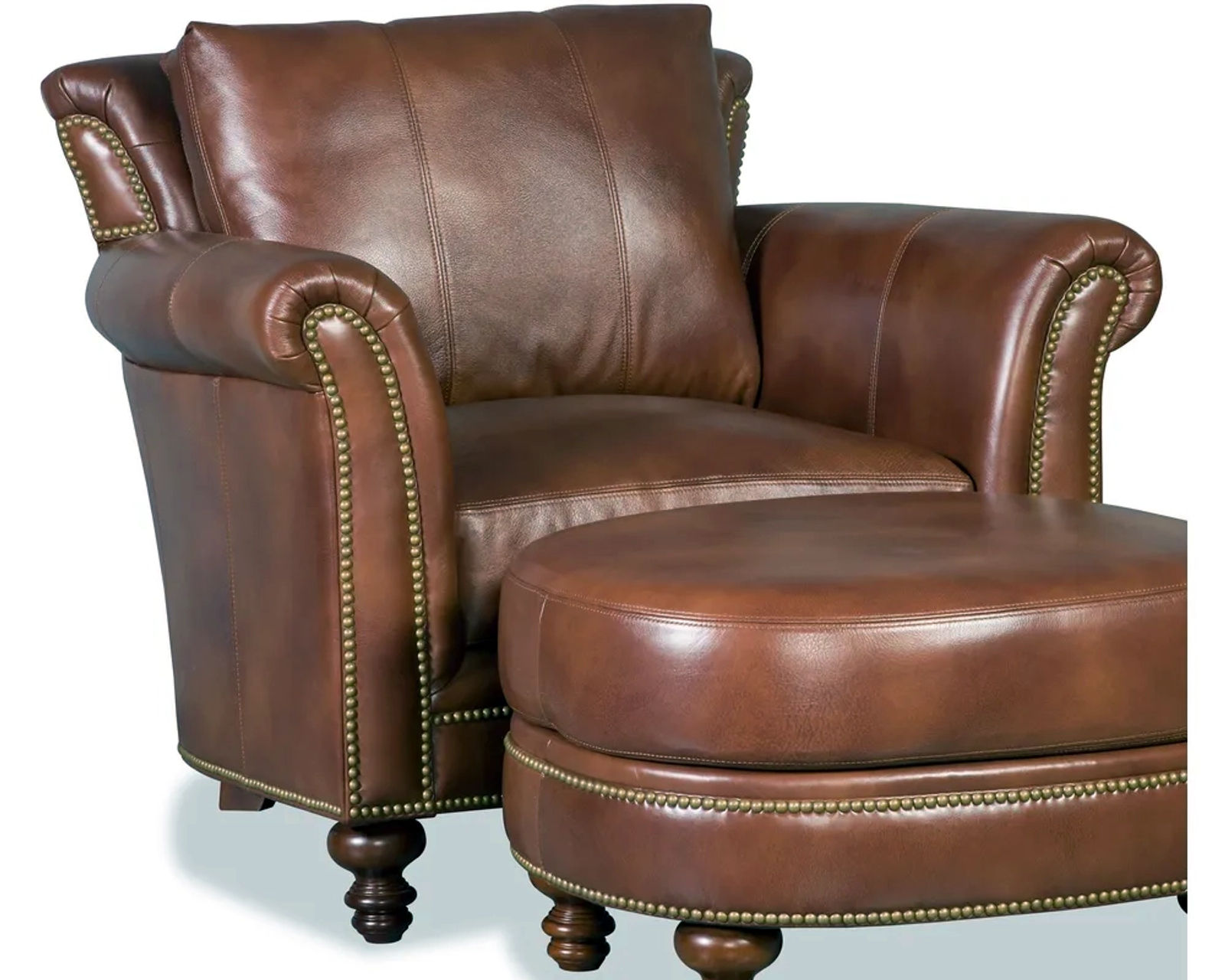 Richardson Stationary Sofa 8-Way Tie - Top Grain Leather - In Stock - Image 5