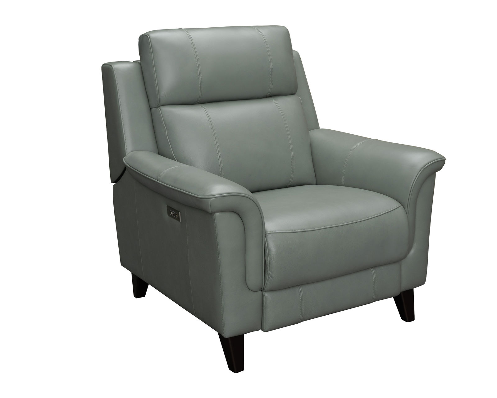 Kester Leather Power Headrest Power Reclining Sofa in Lorenzo Mint - Image 12