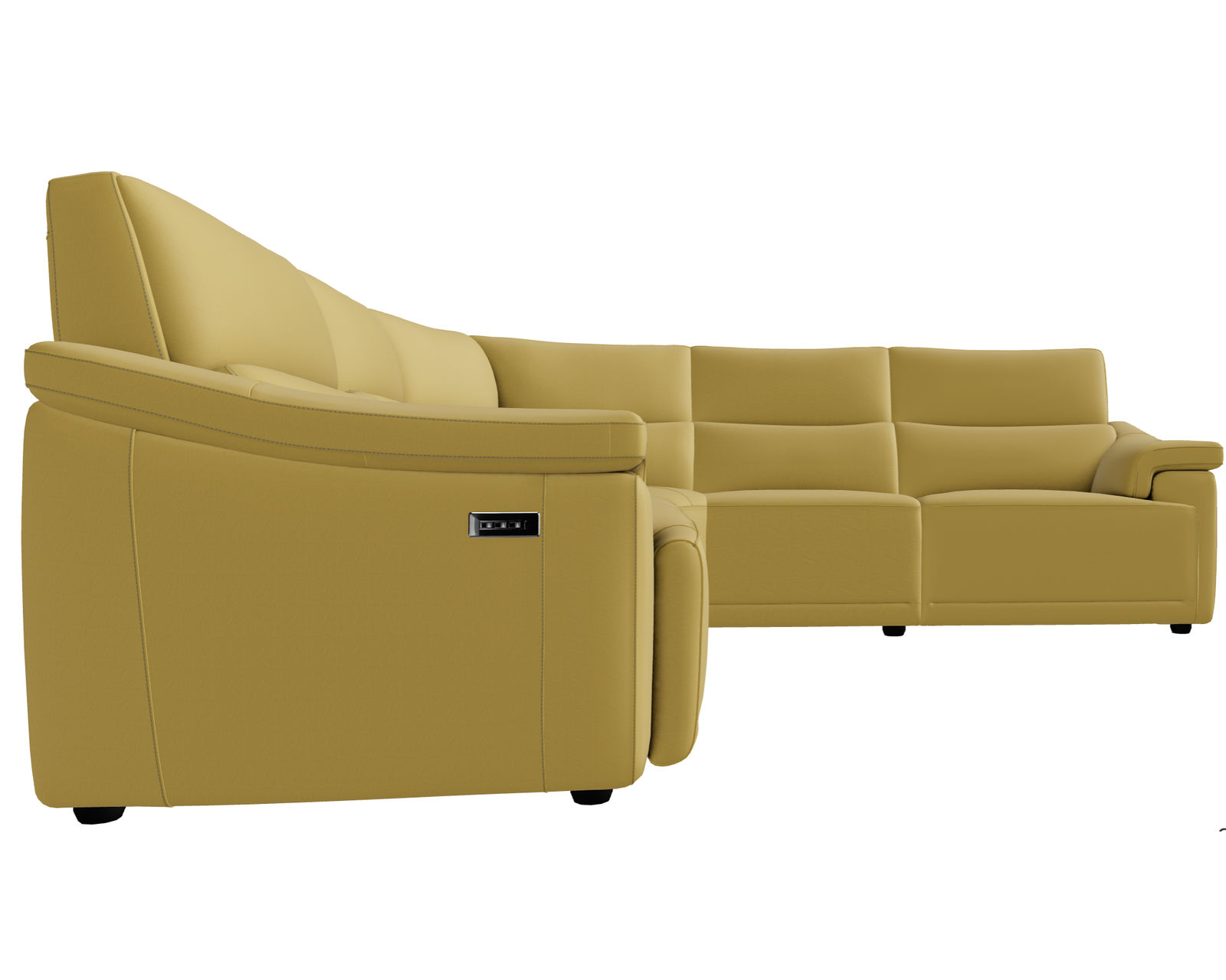 Brama C070 Triple Power Reclining Sectional (+50 leathers) - Image 4