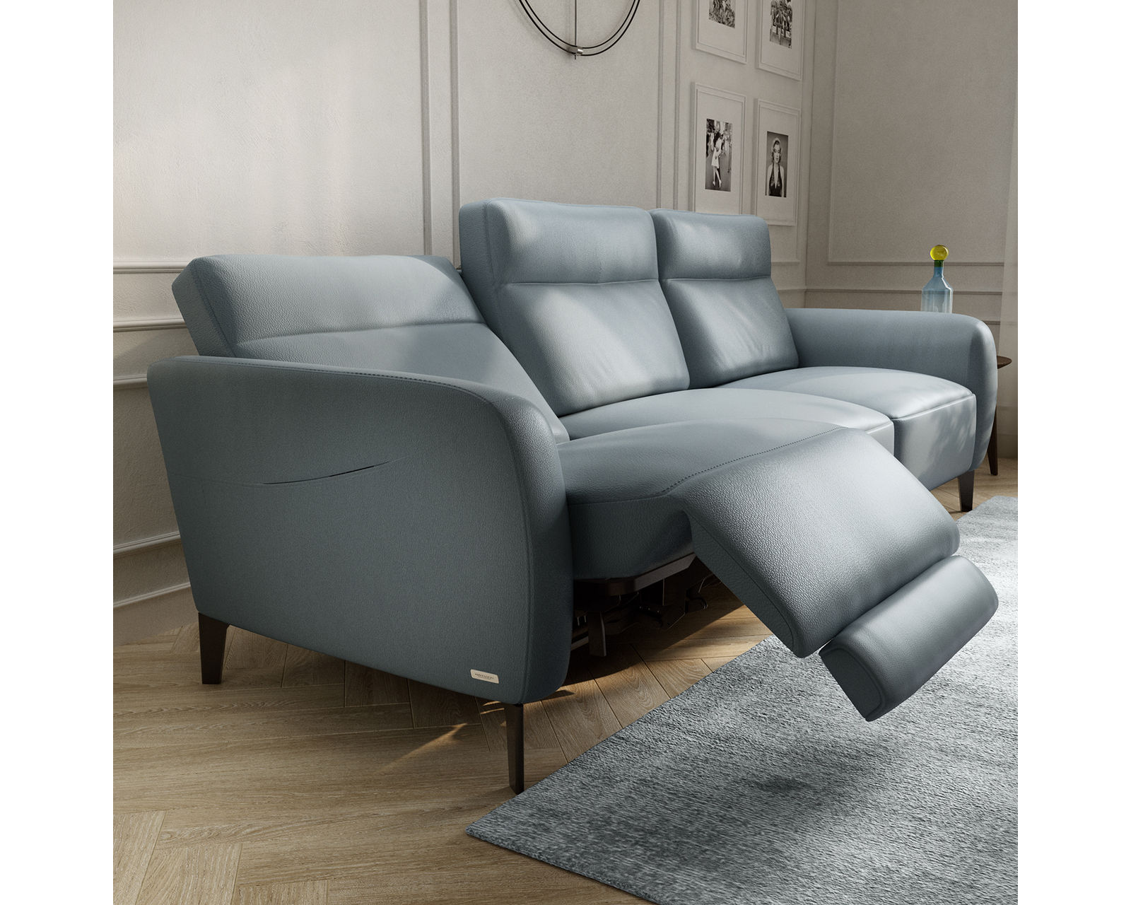 Breeze C326 Power Reclining Leather Sofa 78" (+55 leathers) - Image 2