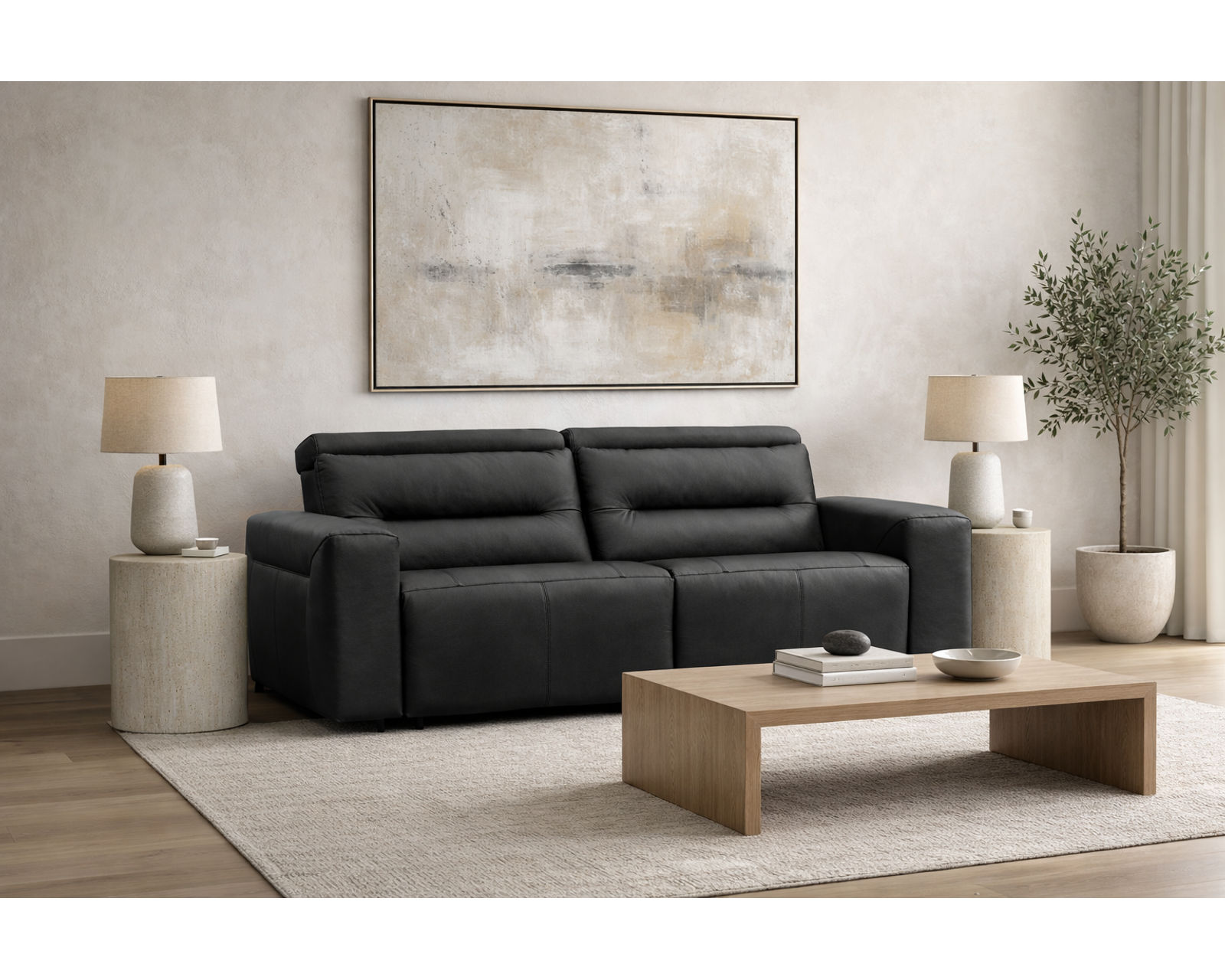 Hudson Dual Power Reclining Sofa — Available in Standard & Wide Cushions, 140+ Leather Options, and 82", 85", or 114" Widths - Image 19