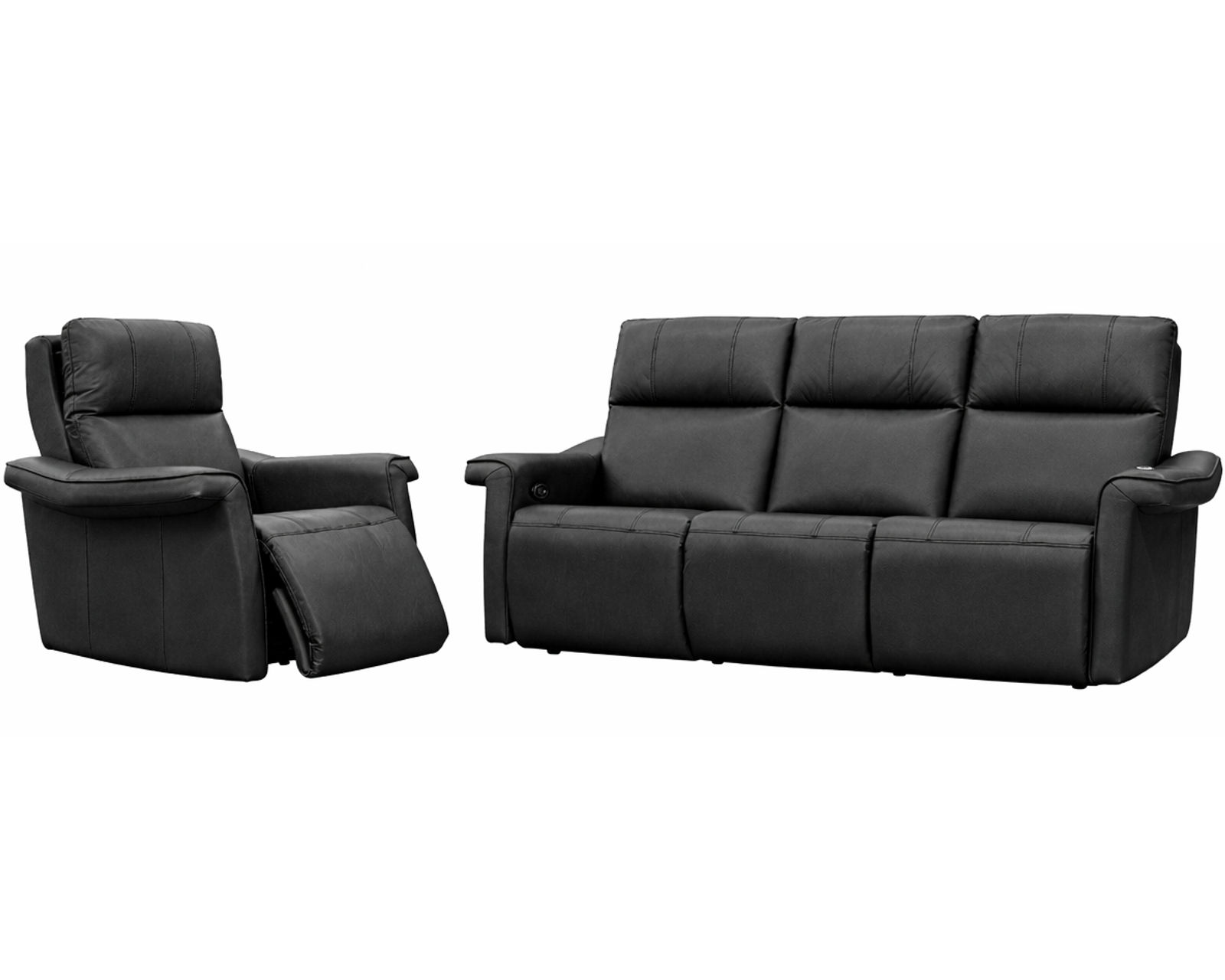 Finn Dual Power Reclining Sofa — Available in Standard & Wide Cushions, 140+ Leather Options, and 82", 85", or 114" Widths - Image 22