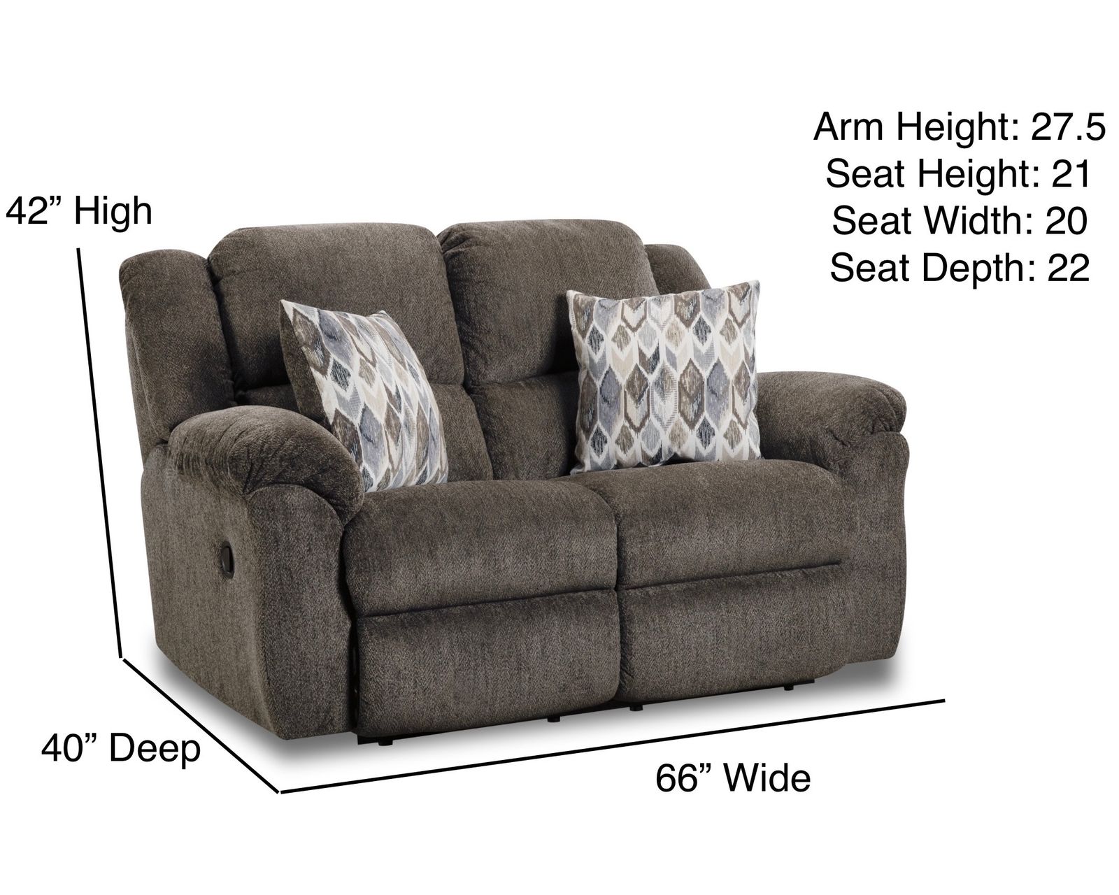 Maple 91" Reclining Sofa Clove (In stock) - Image 6
