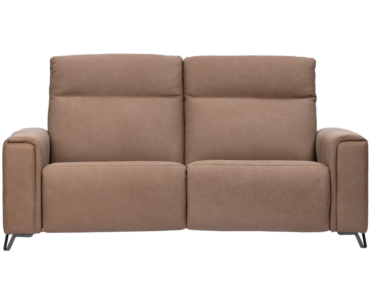 Fabrice Dual Power Reclining Sofa — Available in Standard & Wide Cushions, 140+ Leather Options, and 82", 86", or 114" Widths