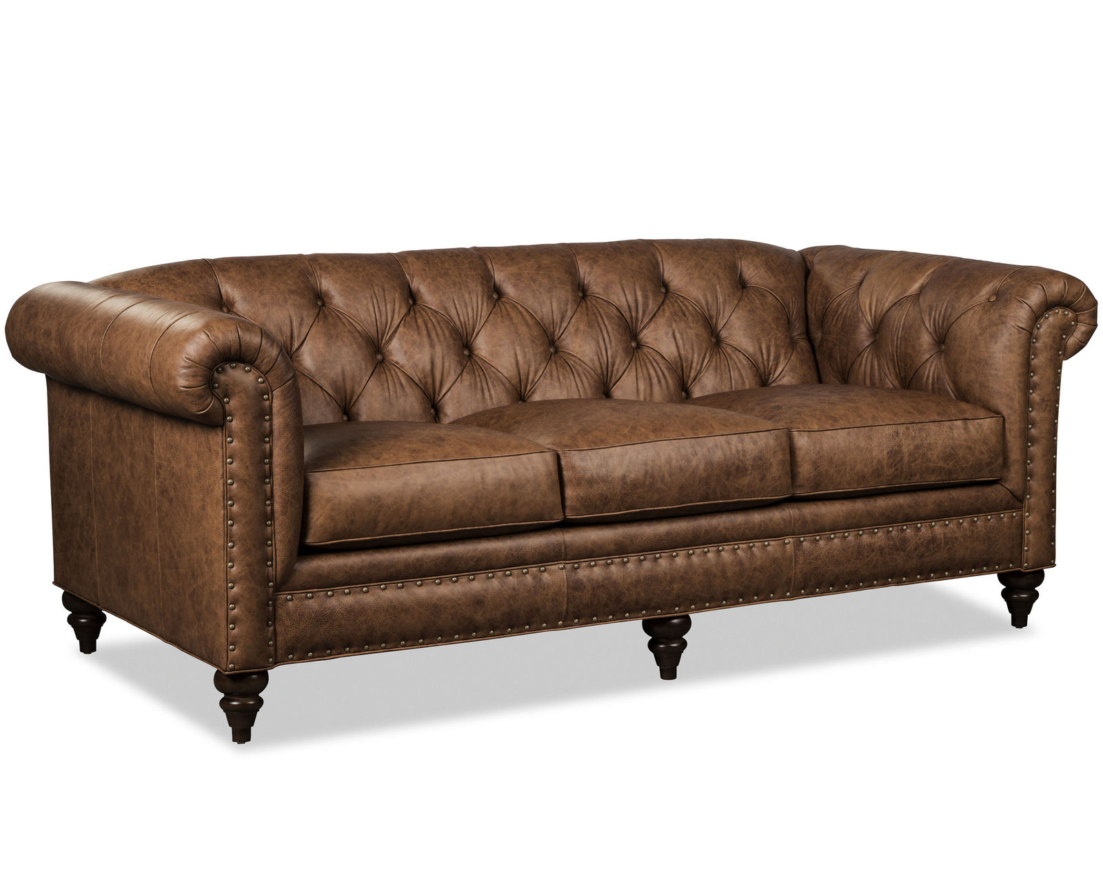 Chesterfield L7431 Leather Sofa (+40 leathers) 88" and 99"