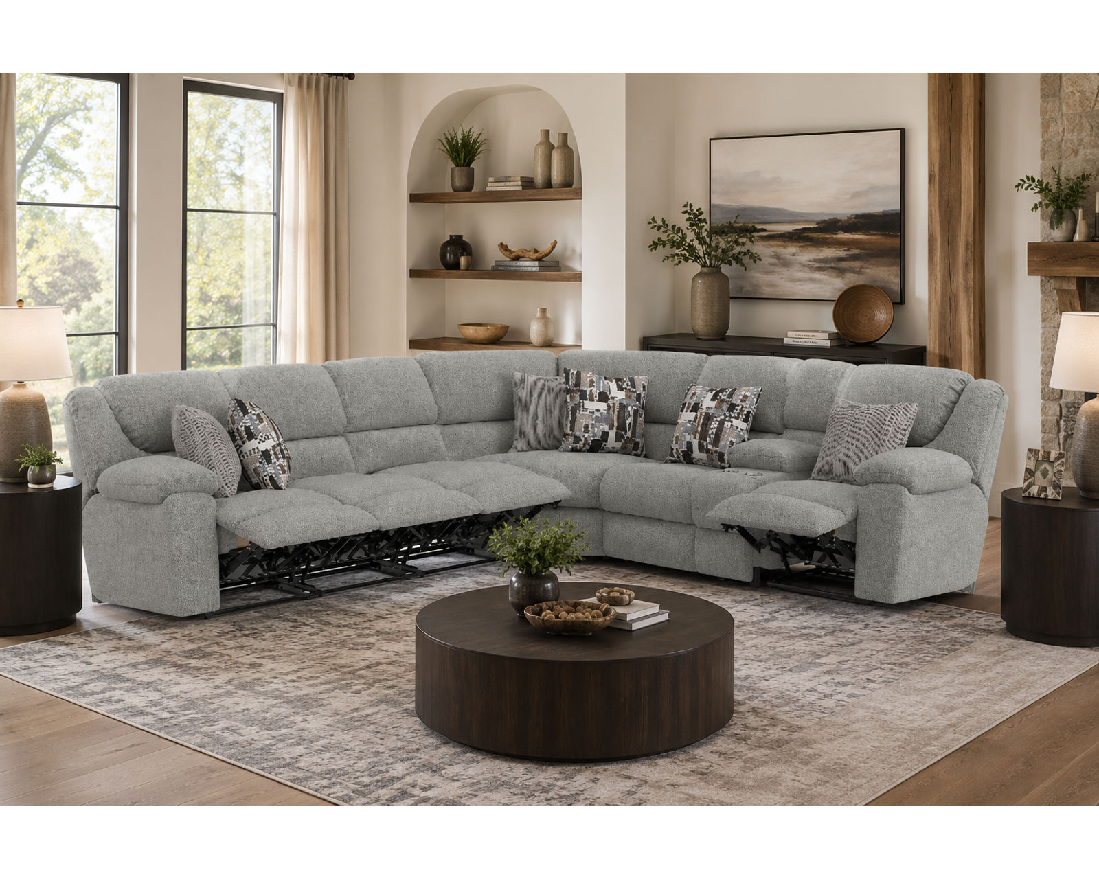 Quinn Three-Piece Reclining Sectional - Entertainment, Storage, Heat & Massage—Built Into One Incredible Sectional. - Image 22