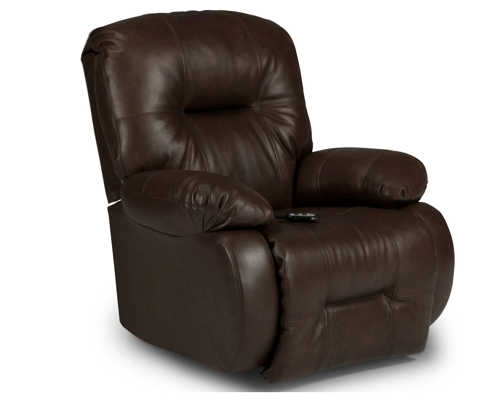 Brinley Double Reclining Leather Console Loveseat (+30 leathers) - Image 14