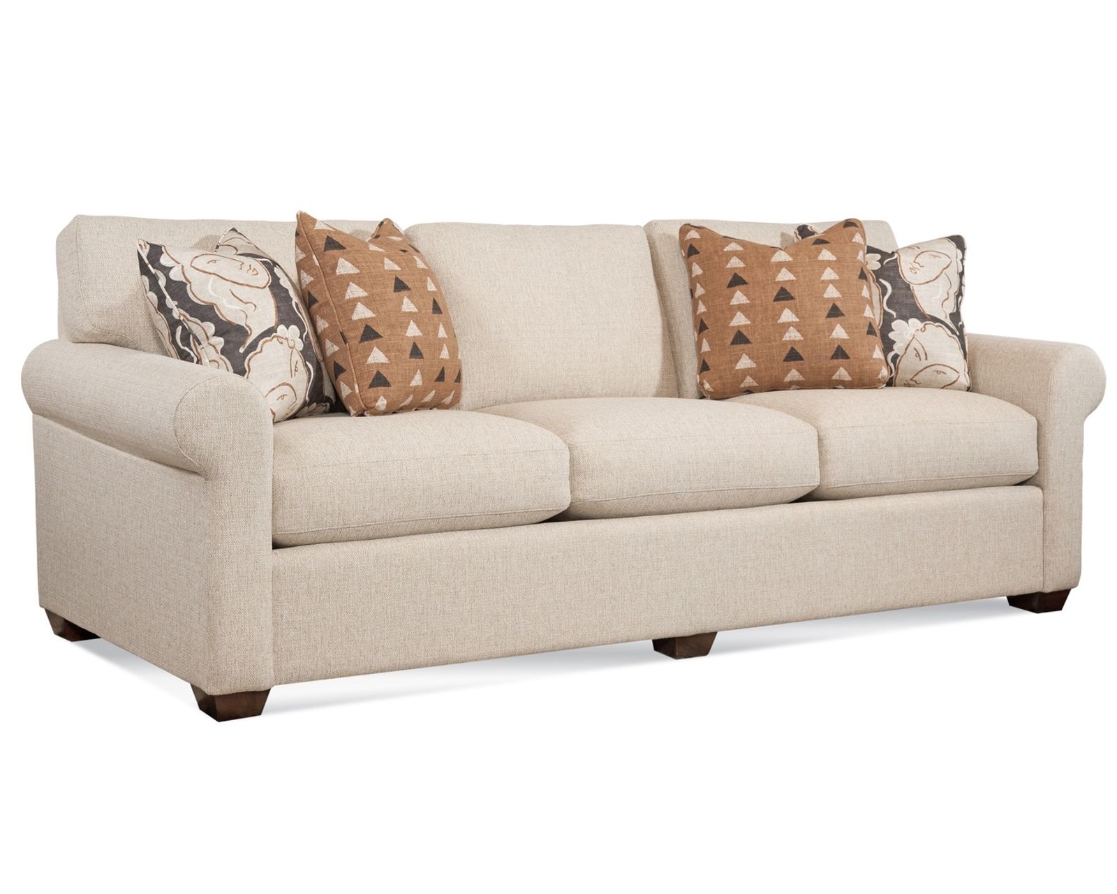 Bedford 728 Stationary Sofa (79" - 86" and 98") Custom fabrics