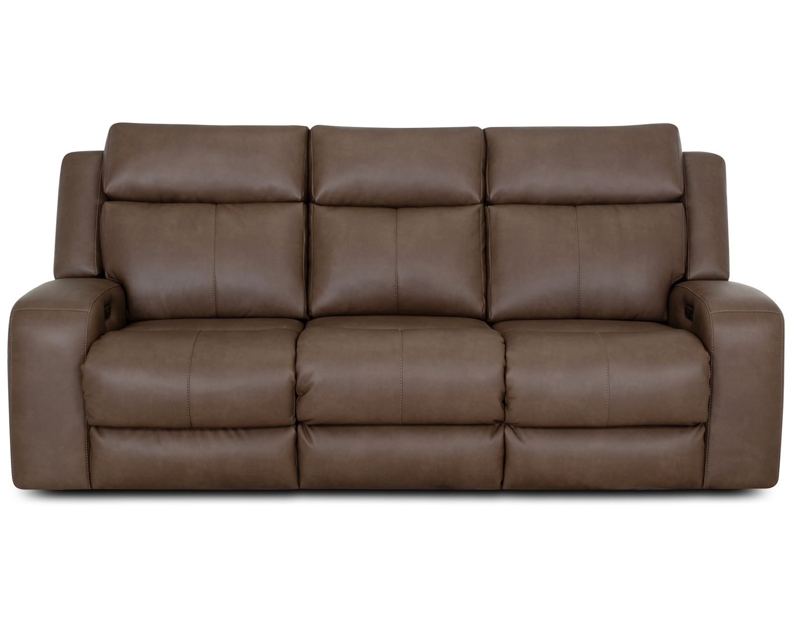 Winston 92" Reclining Sofa with Drop-Down Table & Cupholders Taupe (Sophisticated Style. Serious Comfort. Neori Air Massage Option)
