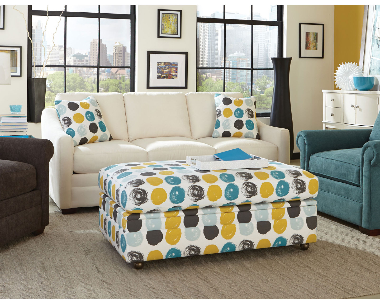 F9 Stationary Sofa (100+ Performance fabrics) Make it Yours - Image 4
