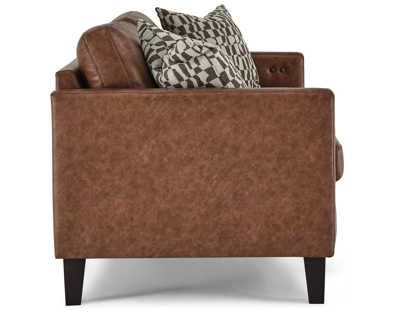 Traftly 82" Mid-Century Power Incliner Leather Sofa (+40 leathers) - Image 4