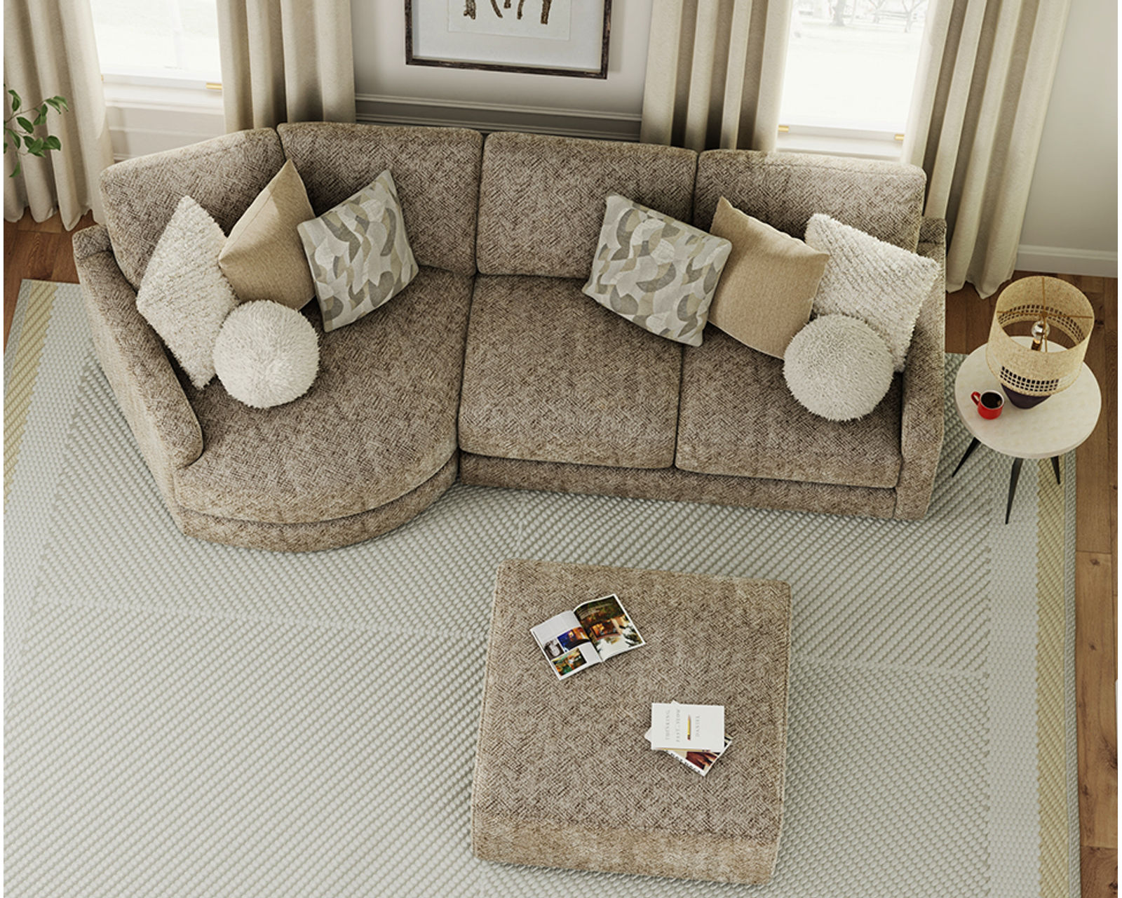 Turner 3145 Modular Sectional (includes pillows) - Image 30
