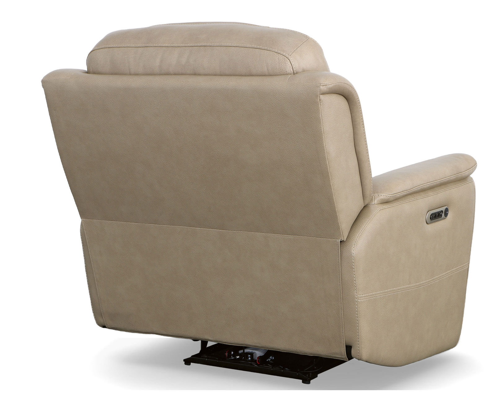 Crew Power Reclining Loveseat with Console, Power Headrests & Lumbar (Tan leather) in stock - Image 29