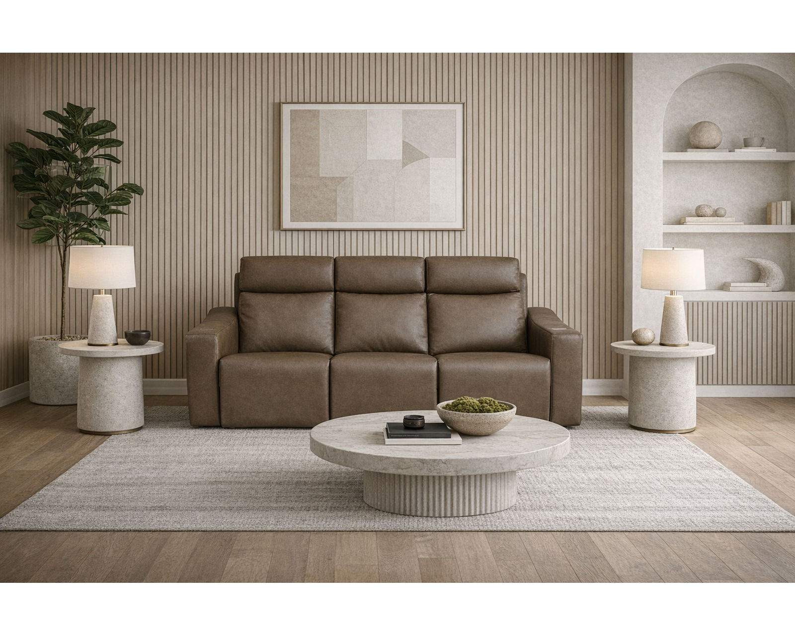 Audrey Dual Power Reclining Sofa — Available in Standard & Wide Cushions, 140+ Leather Options, and 82", 85", or 114" Widths - Image 9