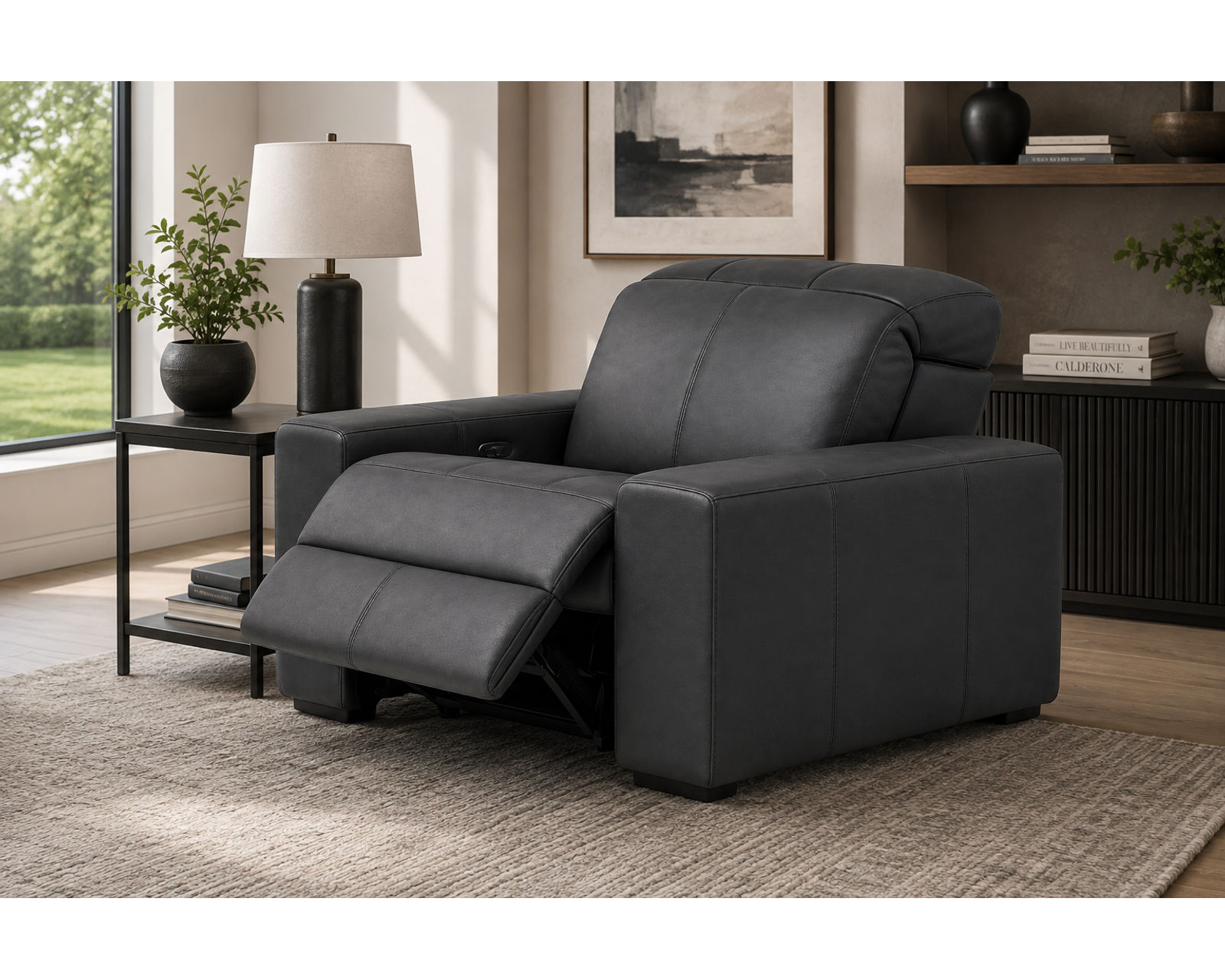 Ferrara 93" Zero Gravity Wide Seat Power Reclining Sofa (Premium Italian Leather) 2 colors - Image 31
