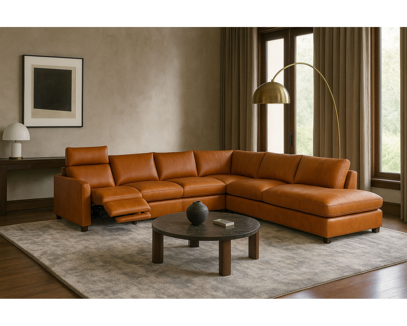 Laguna 77752 Power Reclining Sectional (+100 leathers) - Image 7