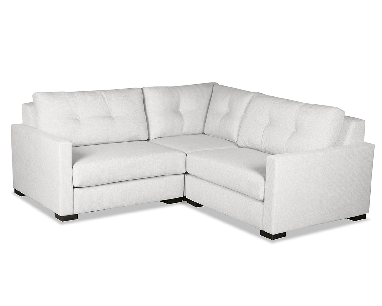Chester Buttoned 3 Pieces Modular Sectional (Choice of 3 Colors) - Image 2
