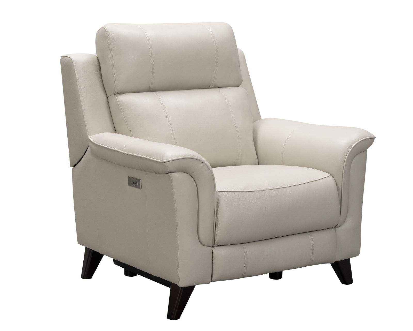 Kester Leather Power Headrest Power Reclining Sofa in Laurel Cream - Image 13