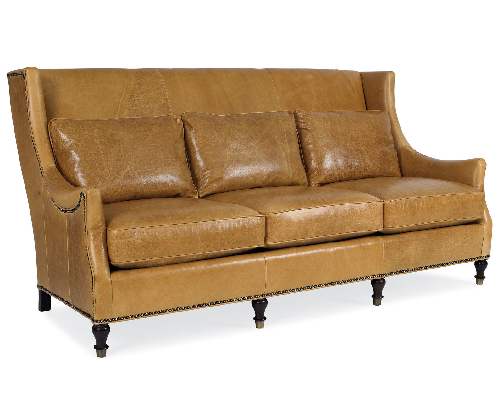 Gaston 81"Leather Sofa (Made to Order Leathers) - Image 3
