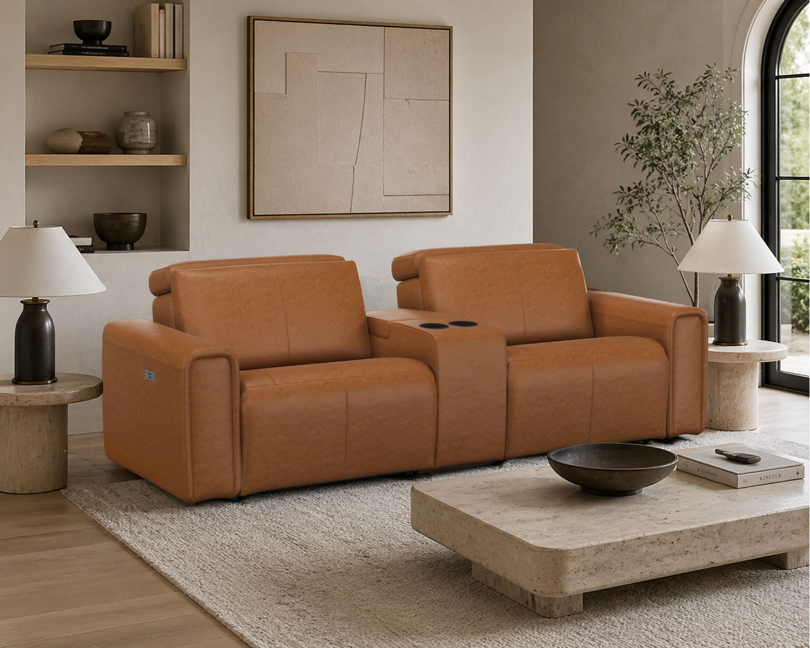 Nya Dual Power Reclining Sofa — Available in Standard & Wide Cushions, 140+ Leather Options, and 84", 87", or 116" Widths - Image 27