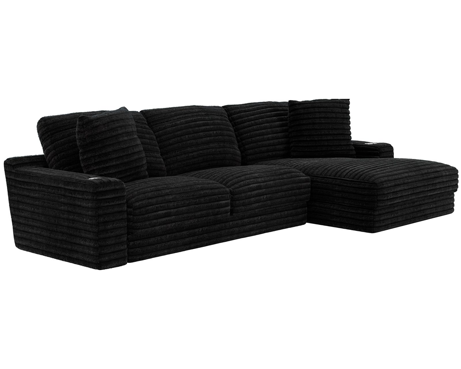 Comfrey 123" Sofa Chaise Sectional (3 colors) includes pillows - Image 19