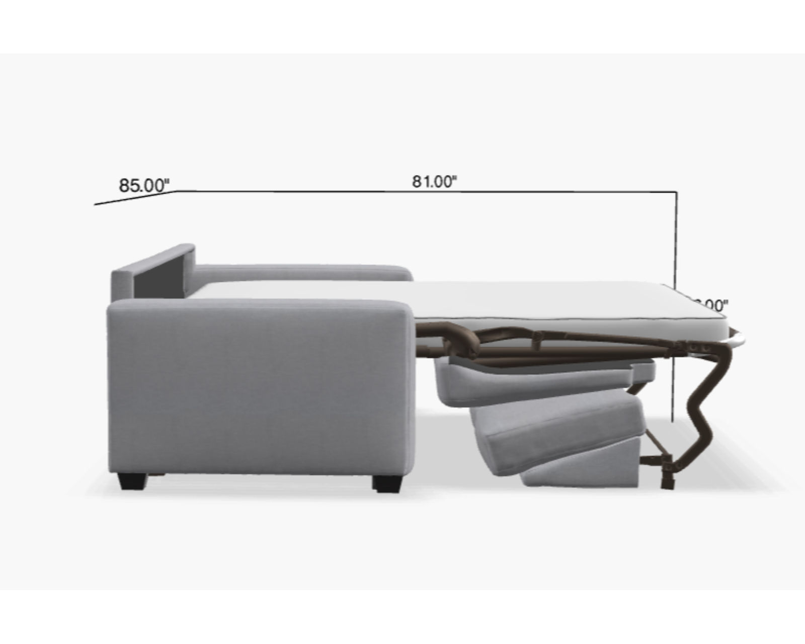 Kildonan 85" Cloud Z Queen Sleeper Sofa (In Stock) - Image 10